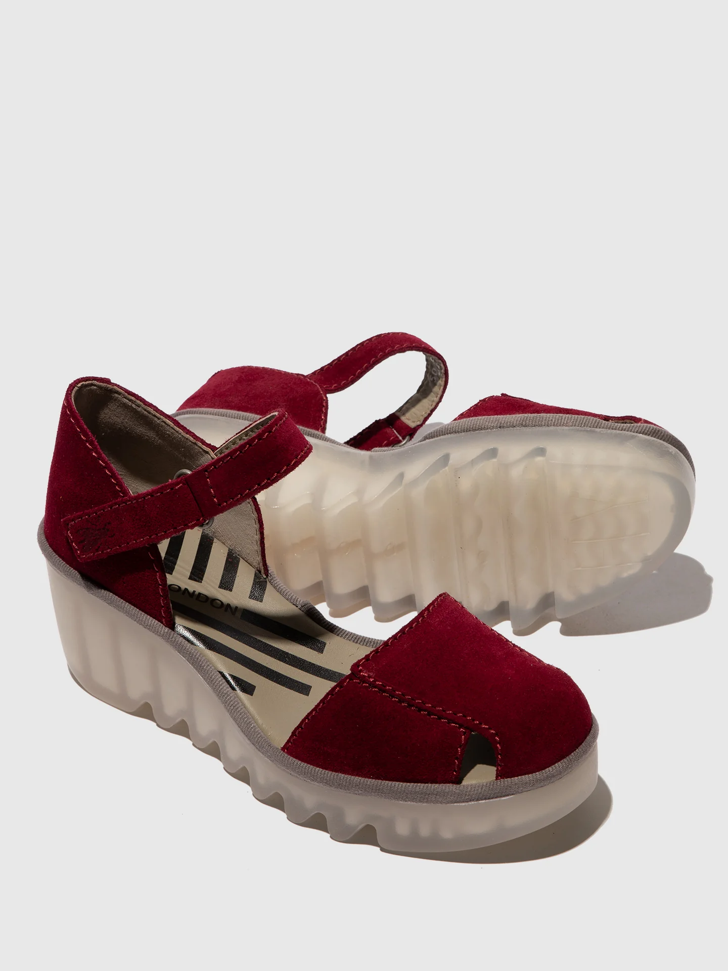Velcro Sandals BLEY608FLY BERRY - Image 4