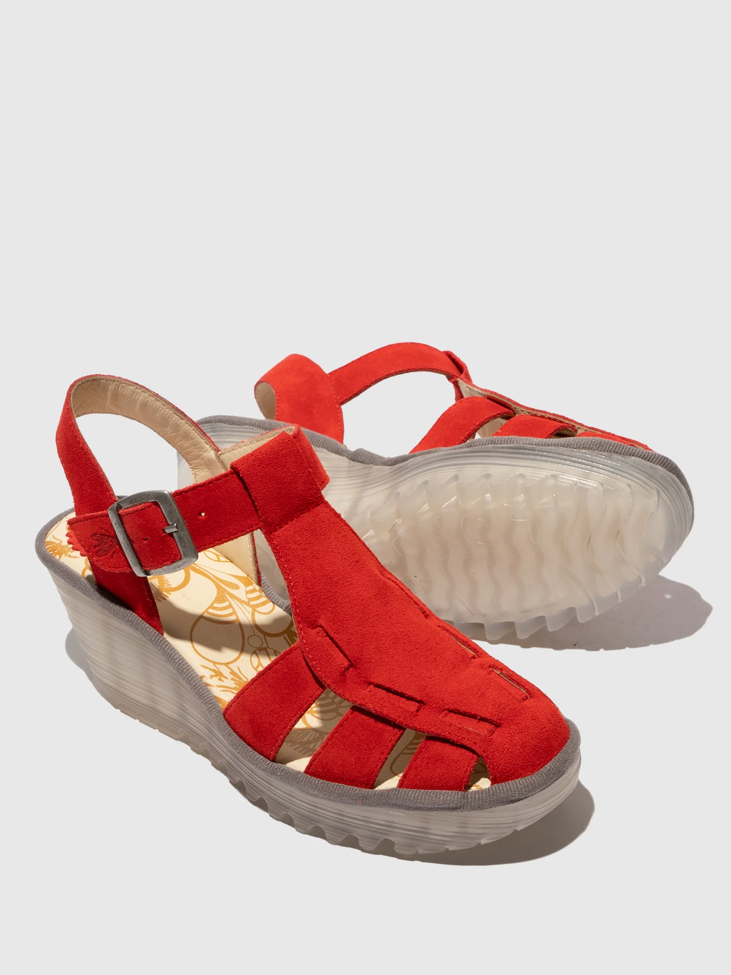 Buckle Sandals YERU619FLY SCARLET - Image 4