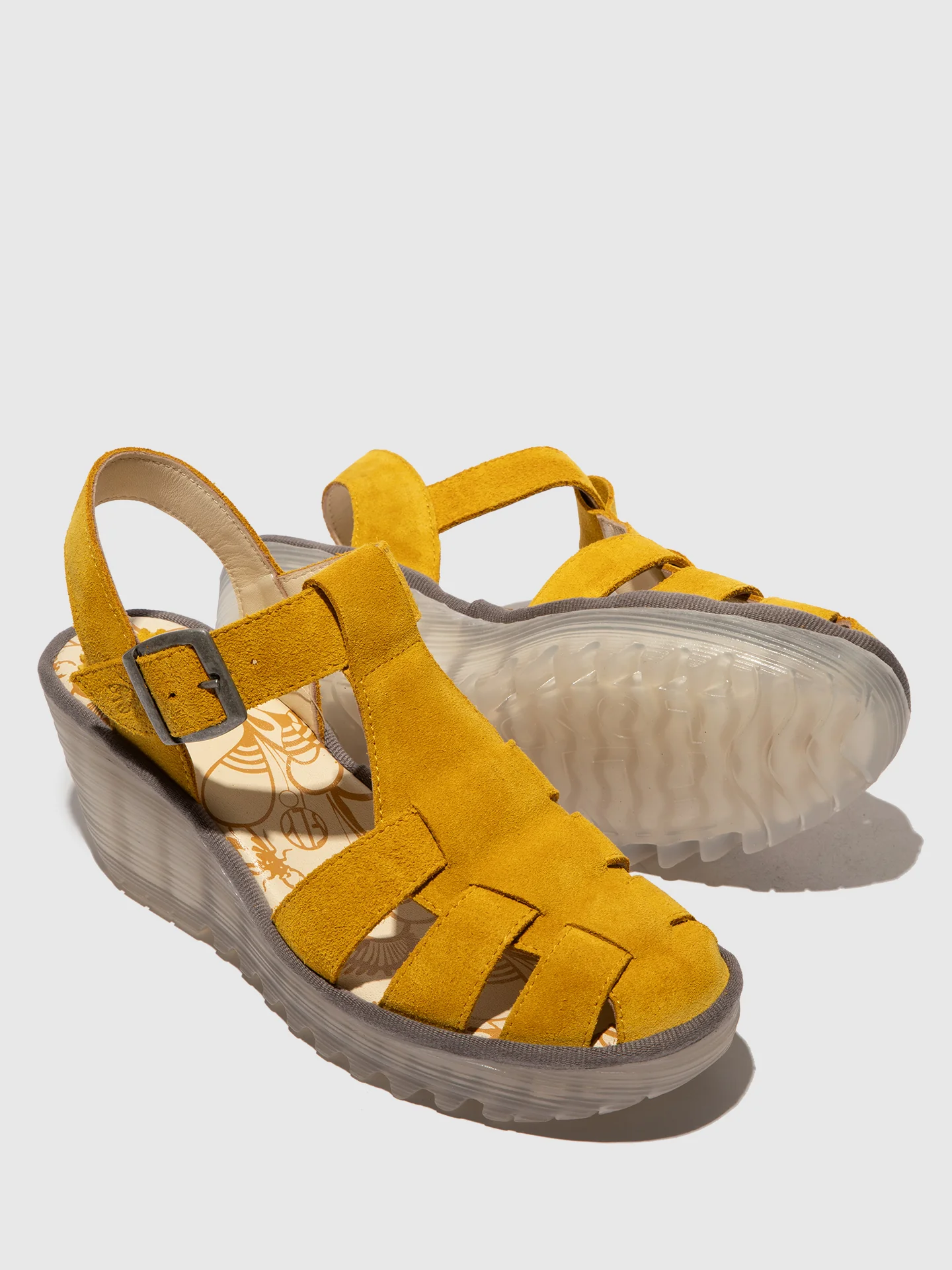 Buckle Sandals YERU619FLY YELLOW - Image 4
