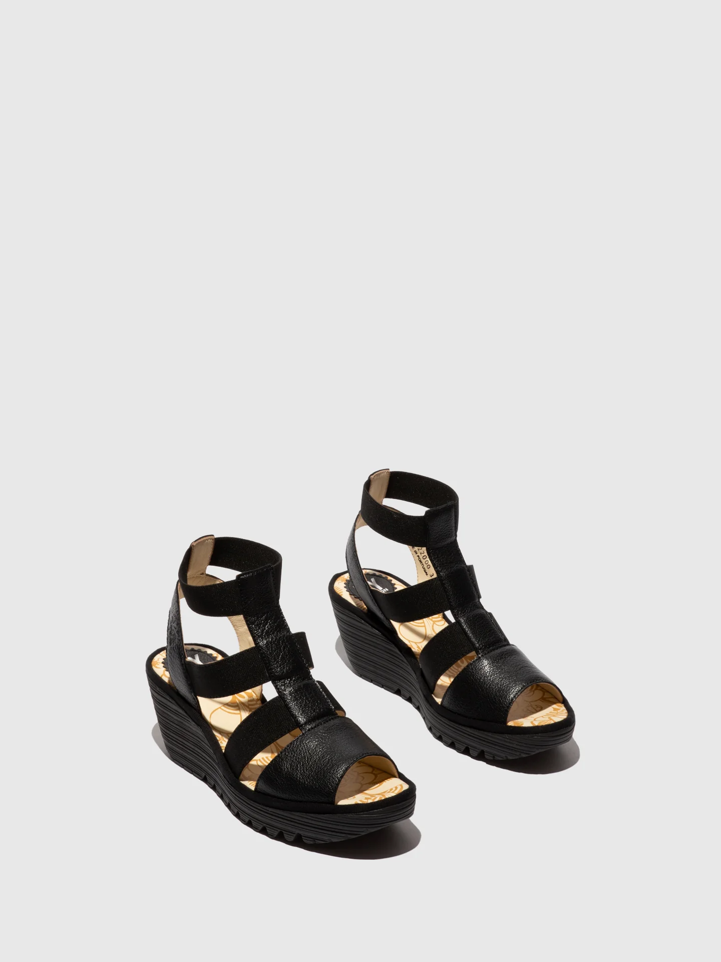 Elasticated Sandals YOKA622FLY BLACK - Image 2