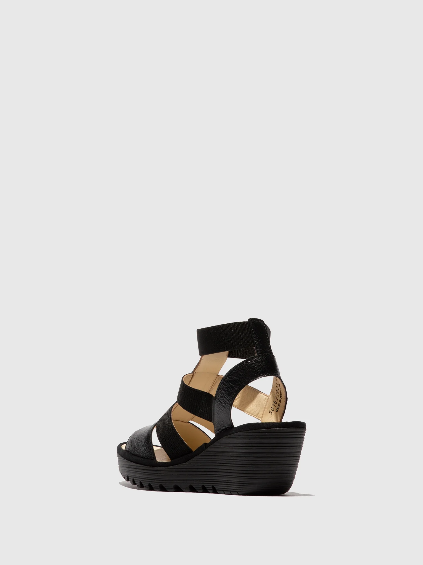 Elasticated Sandals YOKA622FLY BLACK - Image 3
