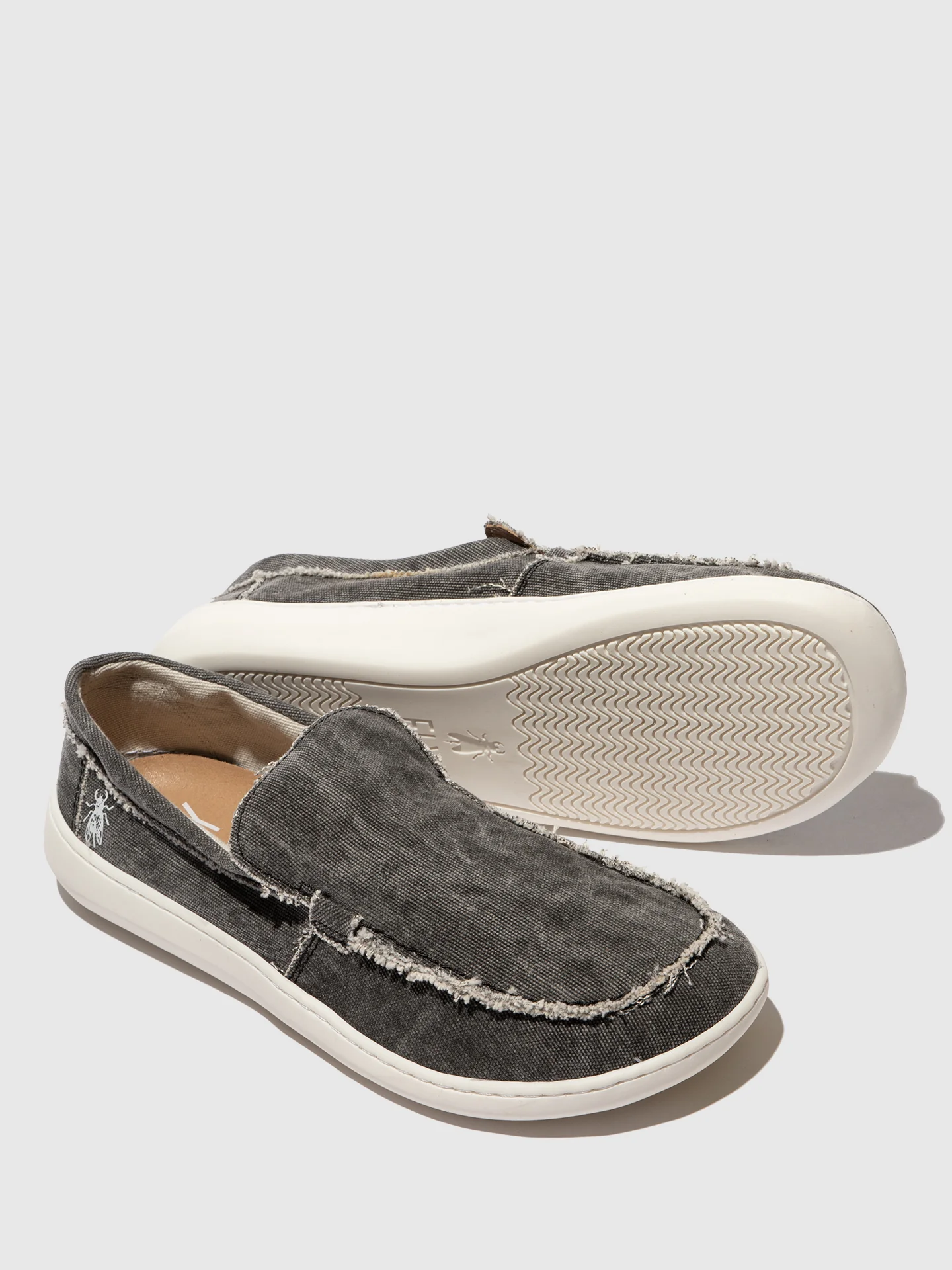 Round Toe Loafers COFY669FLY BLACK - Image 4