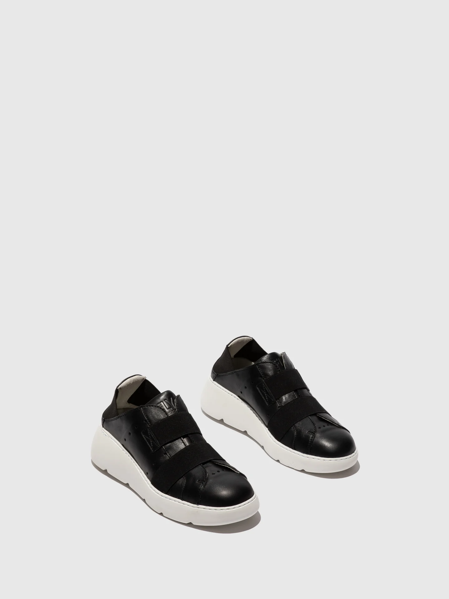 Elasticated Trainers JULK775FLY BLACK - Image 2