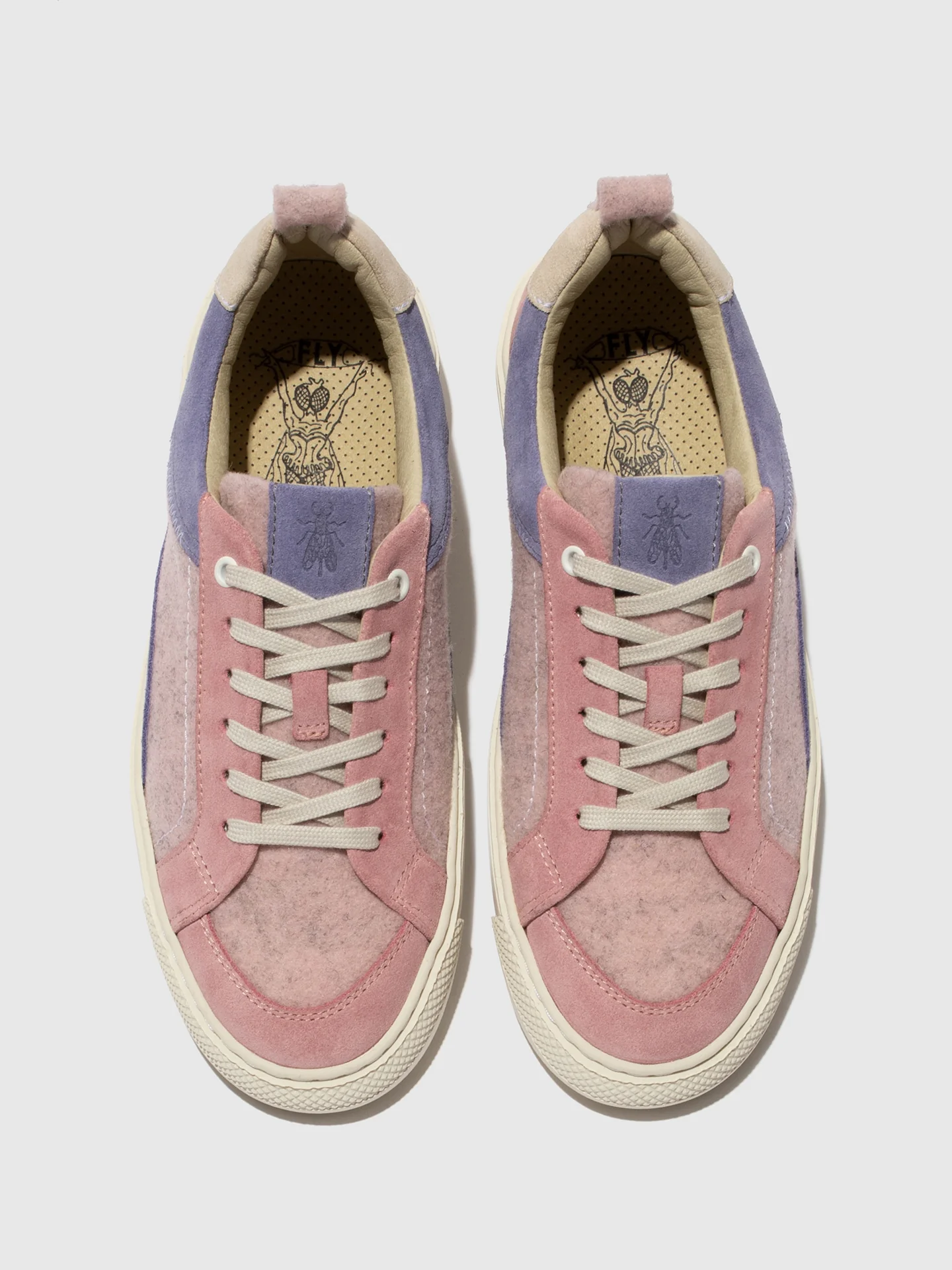 Low-Top Trainers TAIK687FLY PALE PINK/PALE PINK/VIOLET/OFFWHITE - Image 4