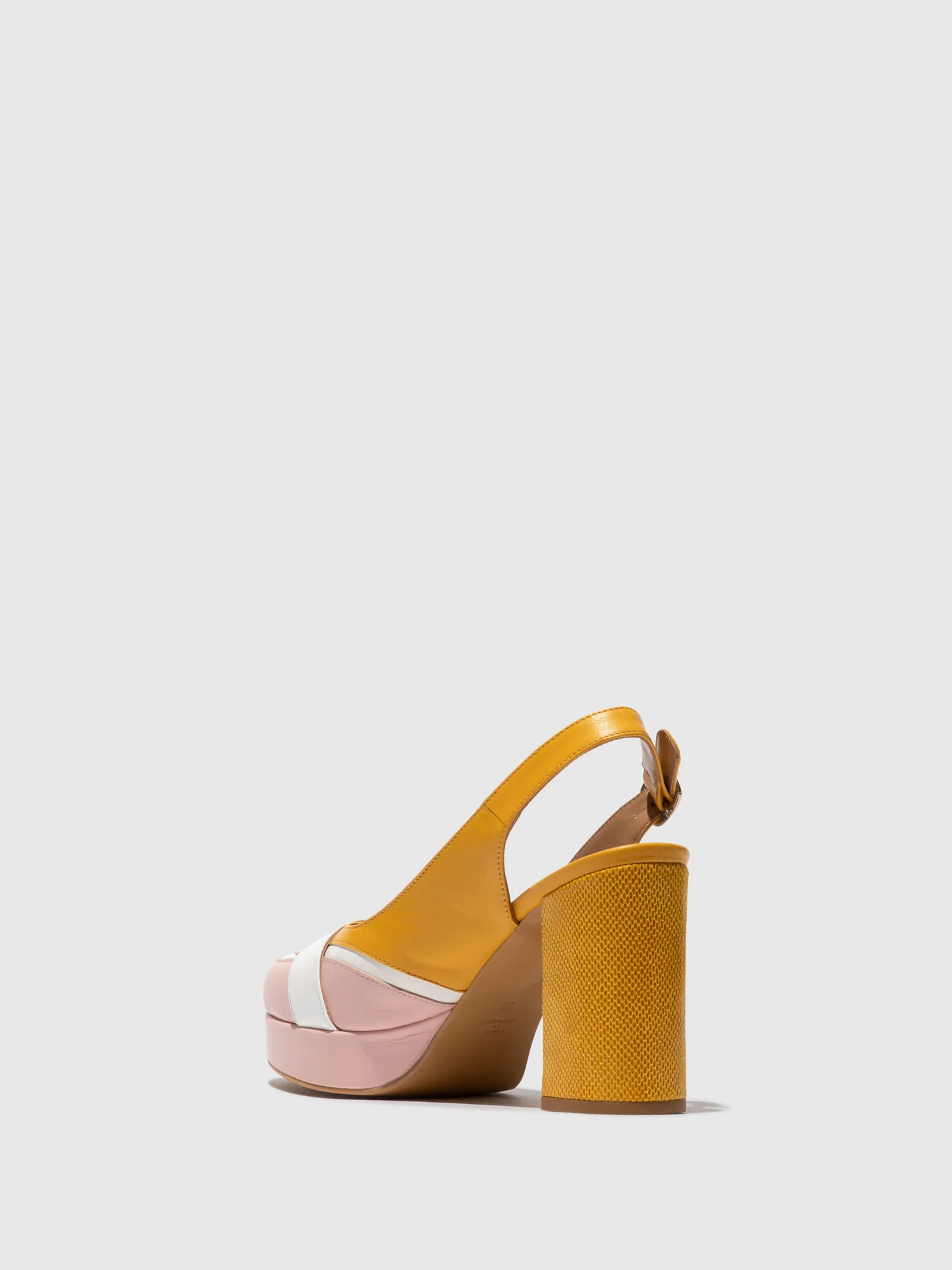 Buckle Sandals EVAH243FLY PALE PINK/WHITE/YELLOW - Image 3