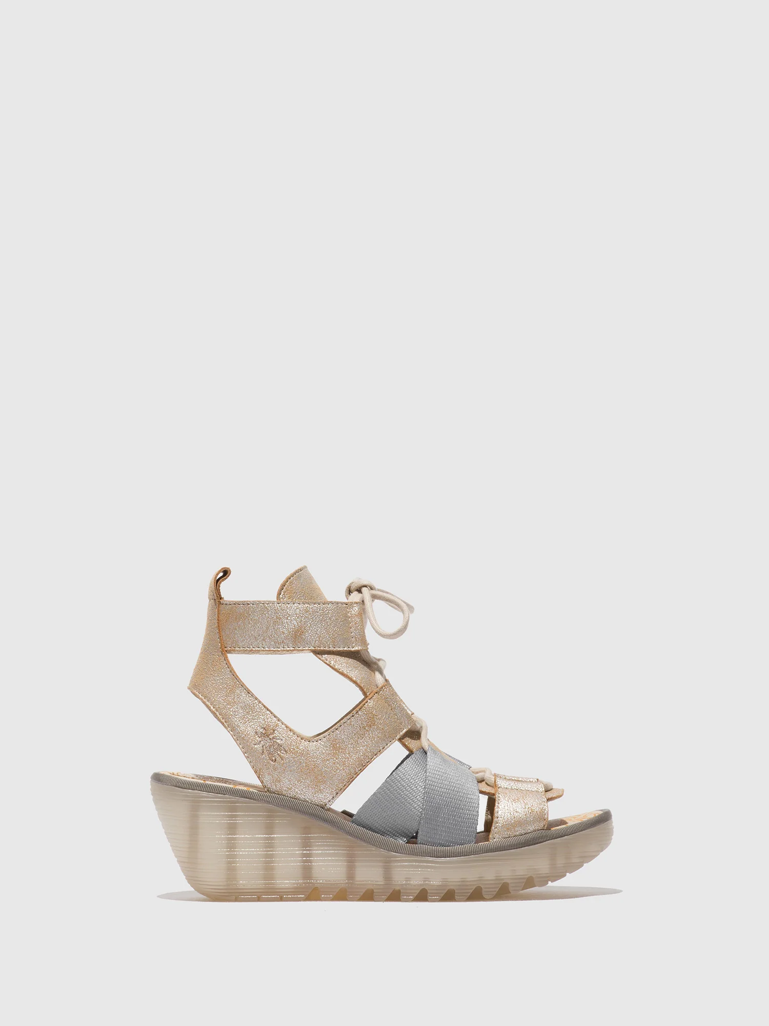 Lace-up Sandals YACA413FLY PEARL