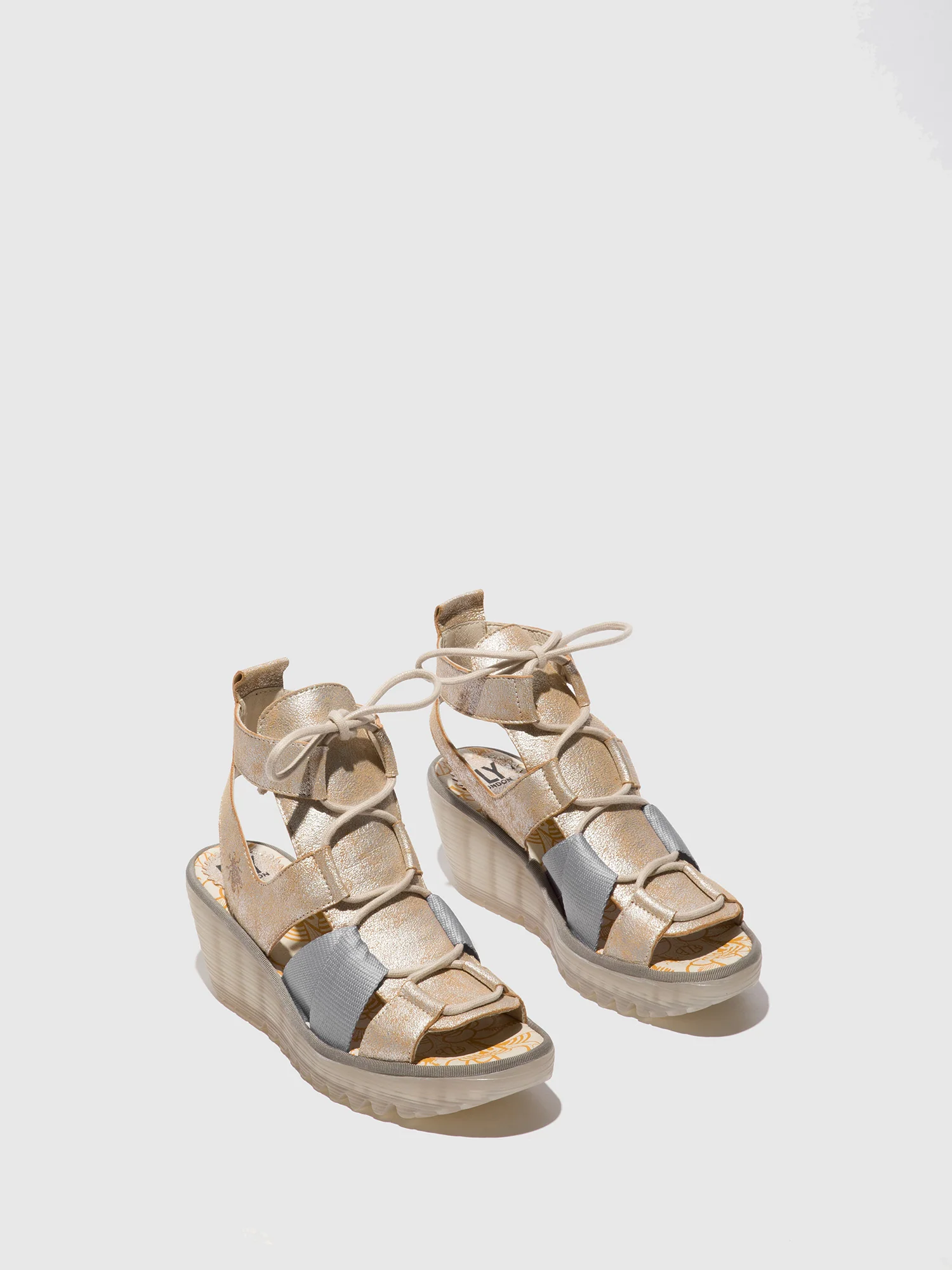 Lace-up Sandals YACA413FLY PEARL - Image 2