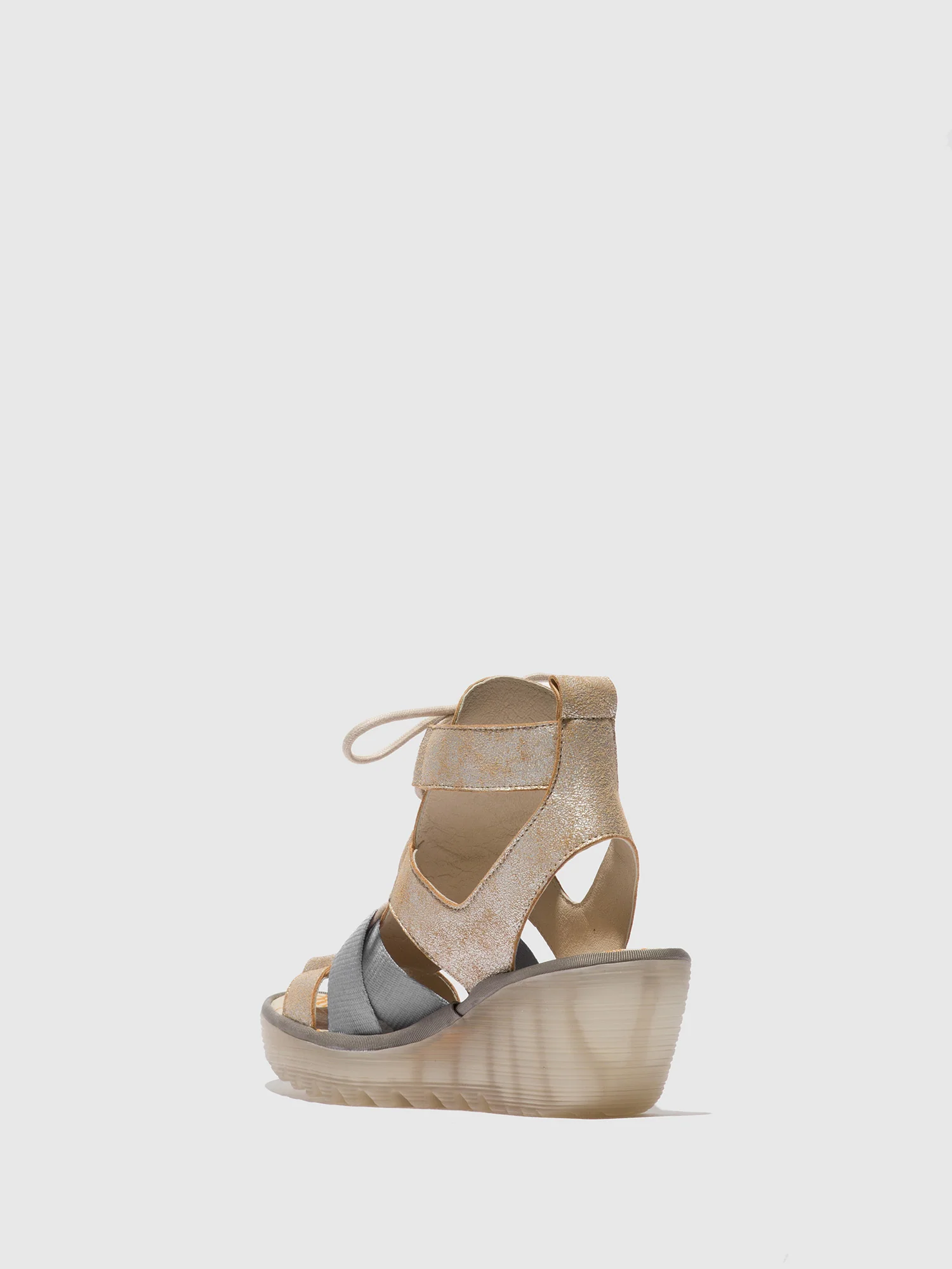 Lace-up Sandals YACA413FLY PEARL - Image 3