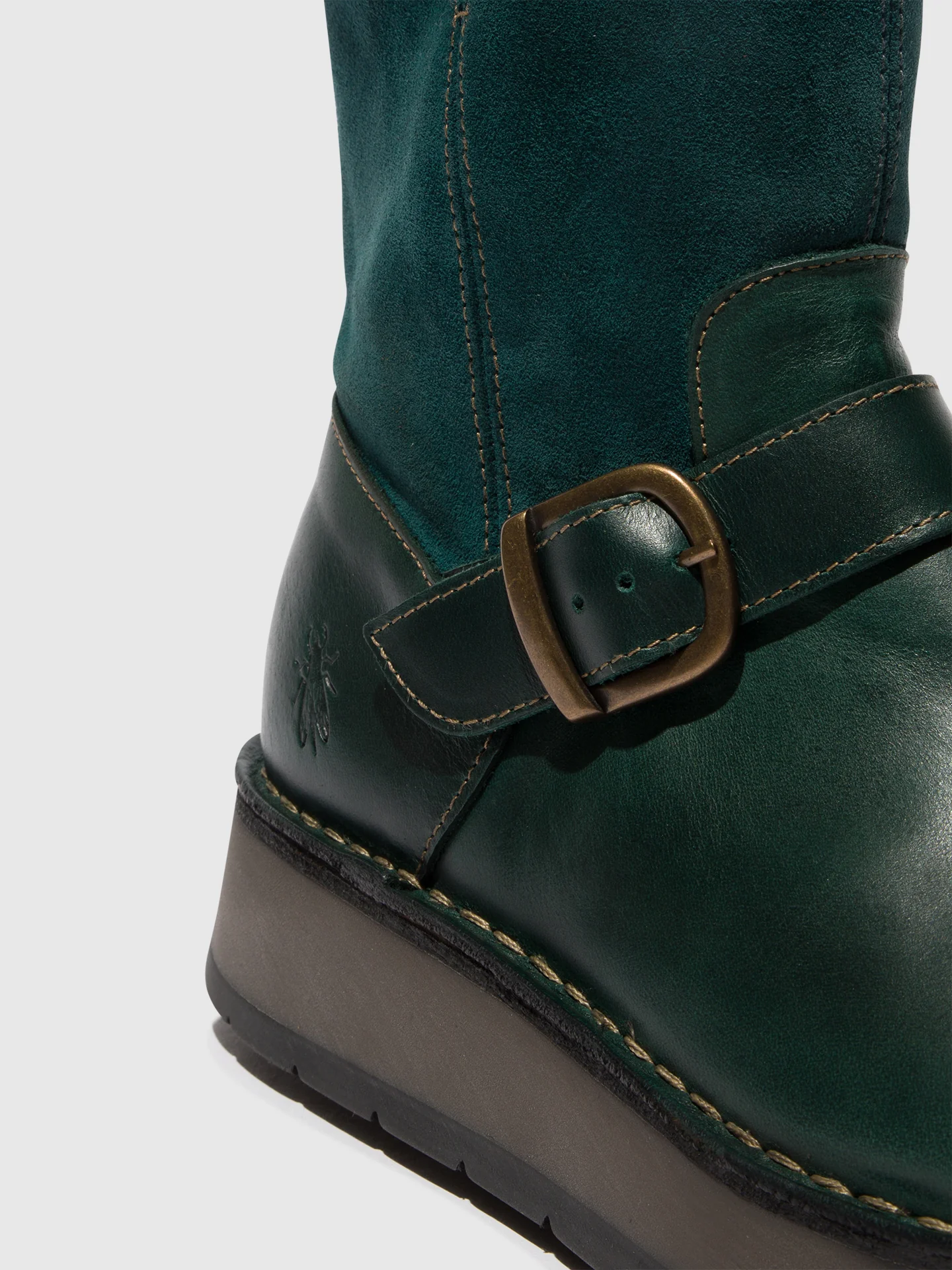 Buckle Ankle Boots RUTH101FLY PETROL - Image 4
