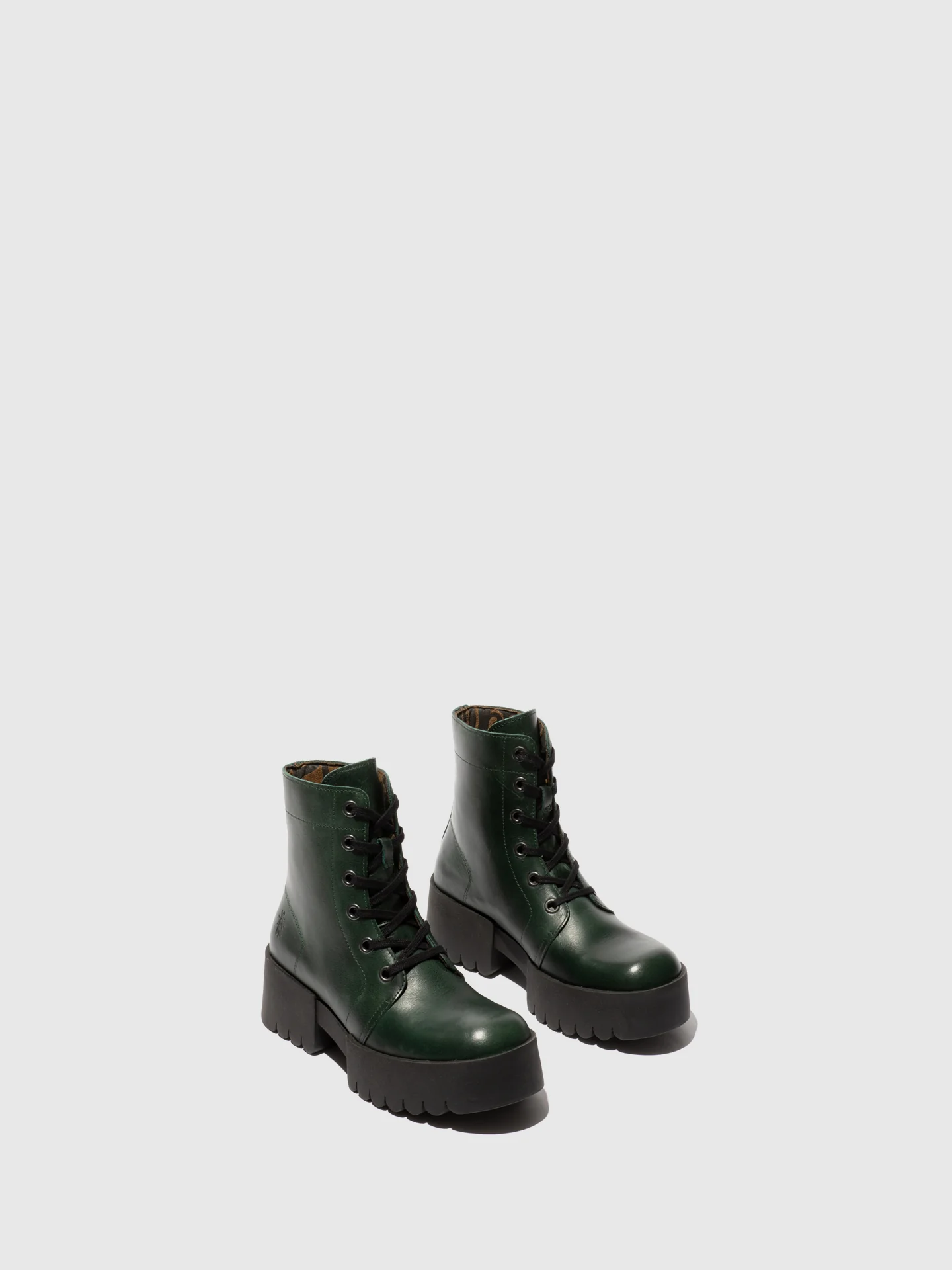 Lace-up Ankle Boots ELVU140FLY PETROL - Image 2