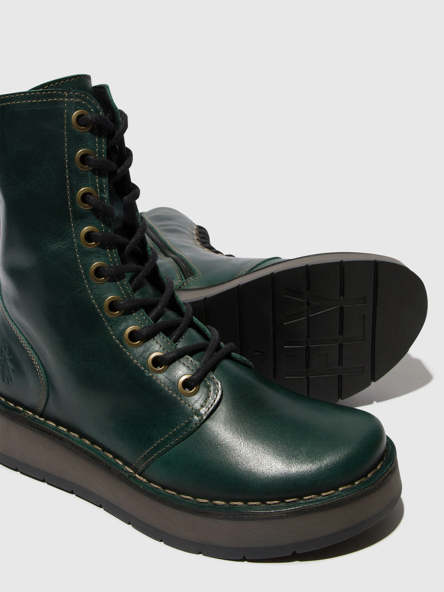 Lace-up Boots RAMI043FLY PETROL - Image 4