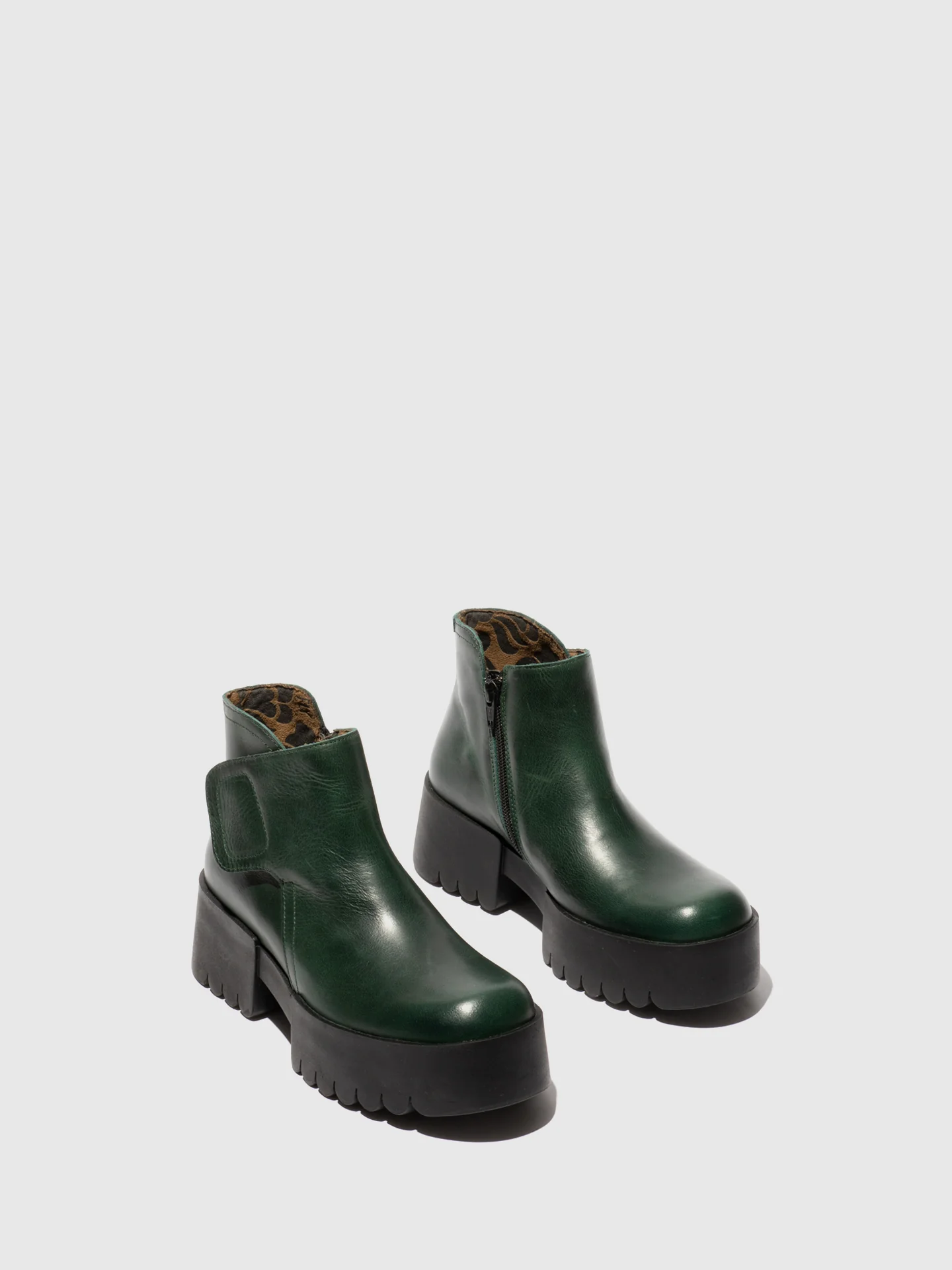 Velcro Ankle Boots ENDO006FLY PETROL - Image 2