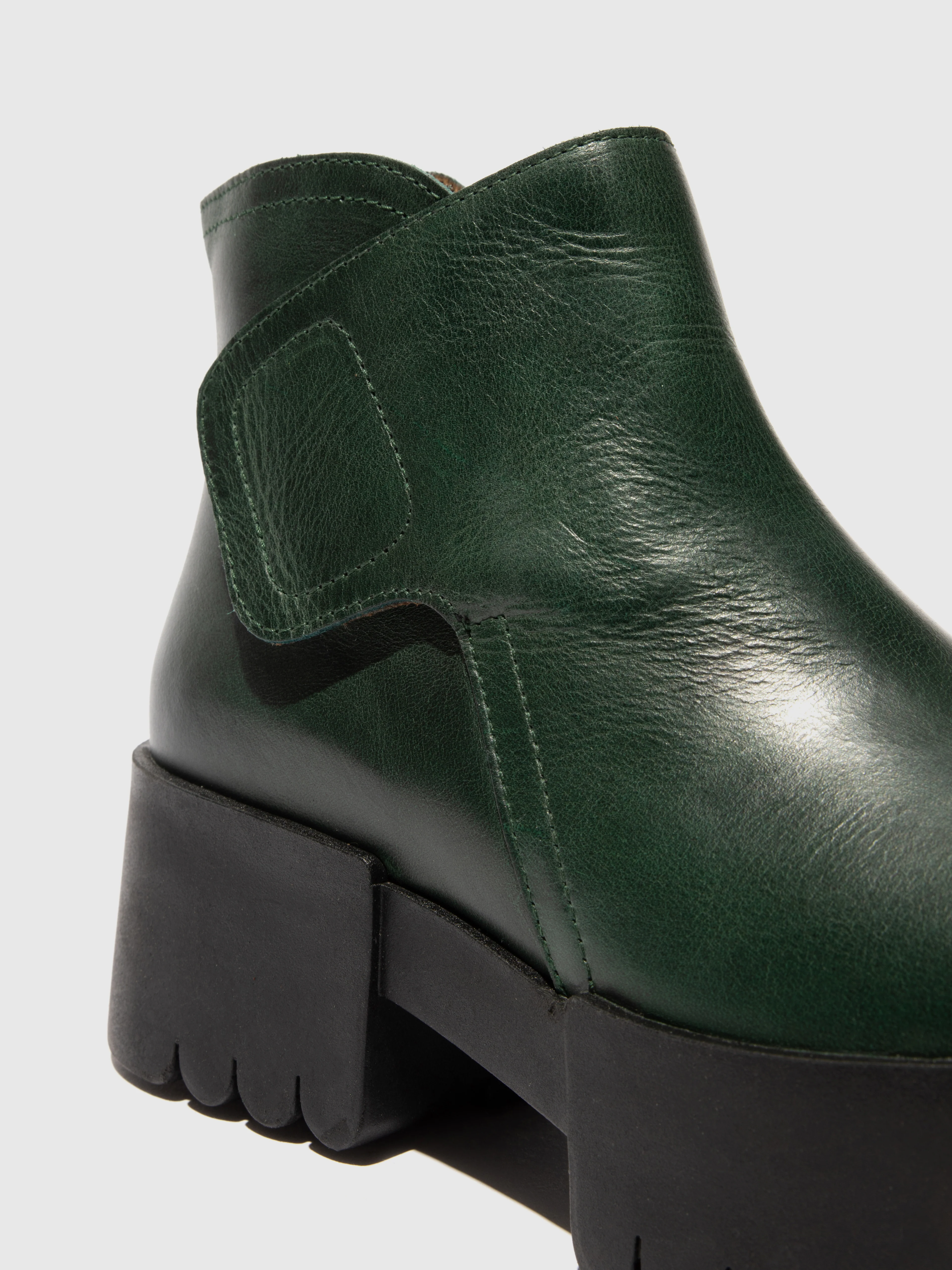 Velcro Ankle Boots ENDO006FLY PETROL - Image 4