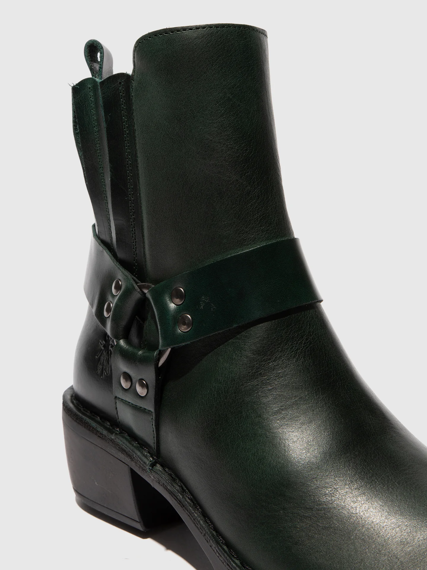 Zip Up Ankle Boots MEBI123FLY PETROL - Image 4
