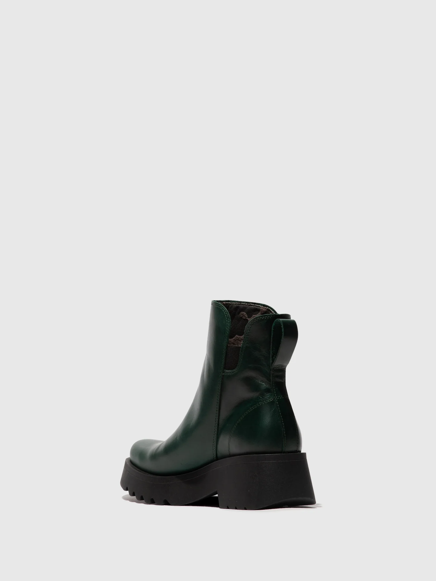 Zip Up Ankle Boots MUZZ977FLY PETROL - Image 3