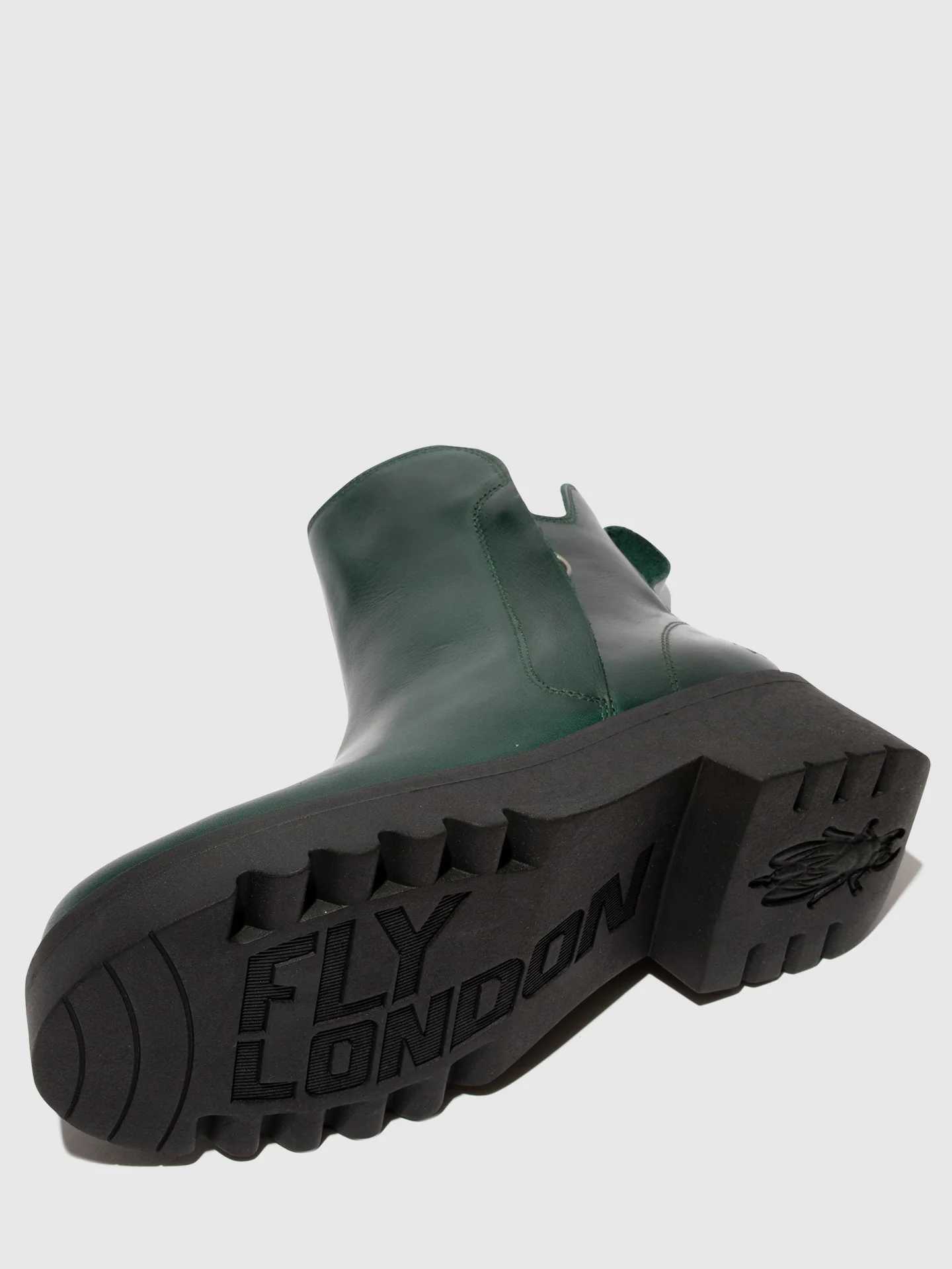 Zip Up Ankle Boots MUZZ977FLY PETROL - Image 4