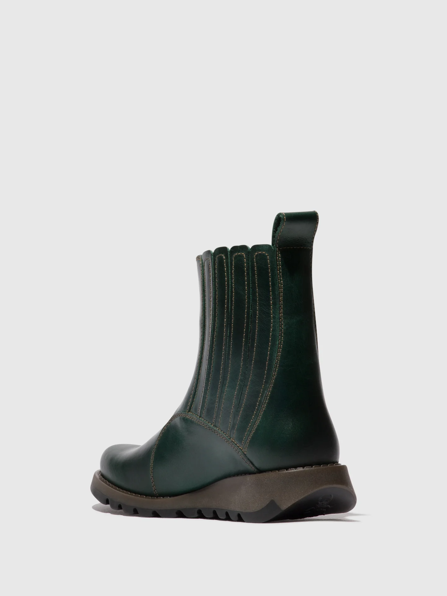 Zip Up Ankle Boots SUZY899FLY PETROL - Image 3