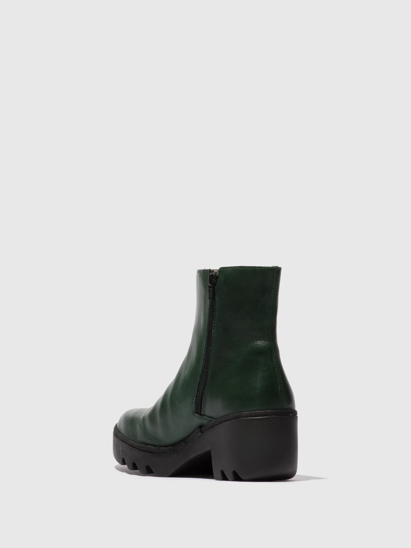 Zip Up Ankle Boots TOOR513FLY PETROL - Image 3