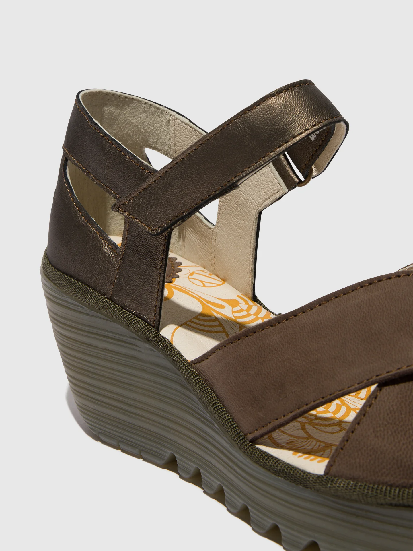 Ankle Strap Sandals YENT365FLY PEWTER - Image 4