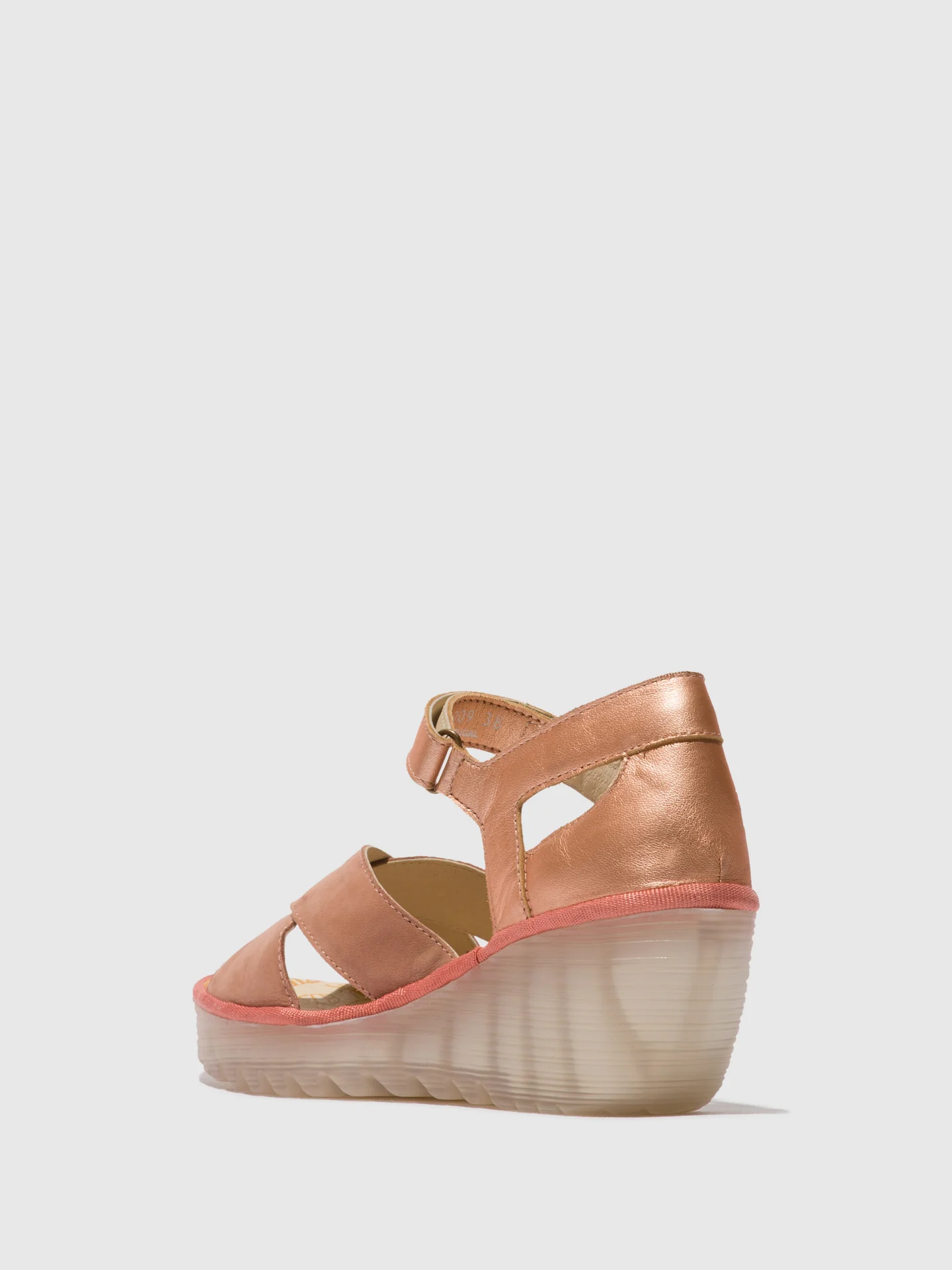 Ankle Strap Sandals YENT365FLY PINK/BLUSH GOLD - Image 3