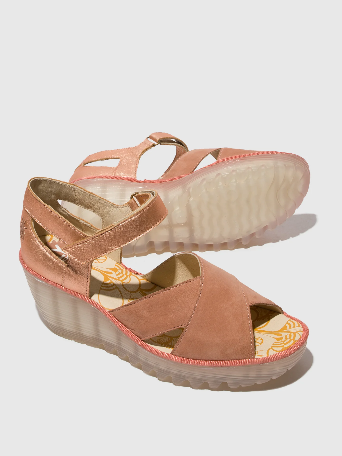 Ankle Strap Sandals YENT365FLY PINK/BLUSH GOLD - Image 4