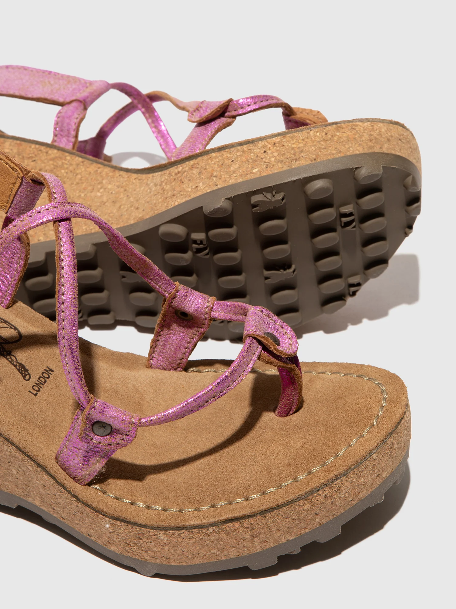 T-Strap Sandals GOSH PINK - Image 4