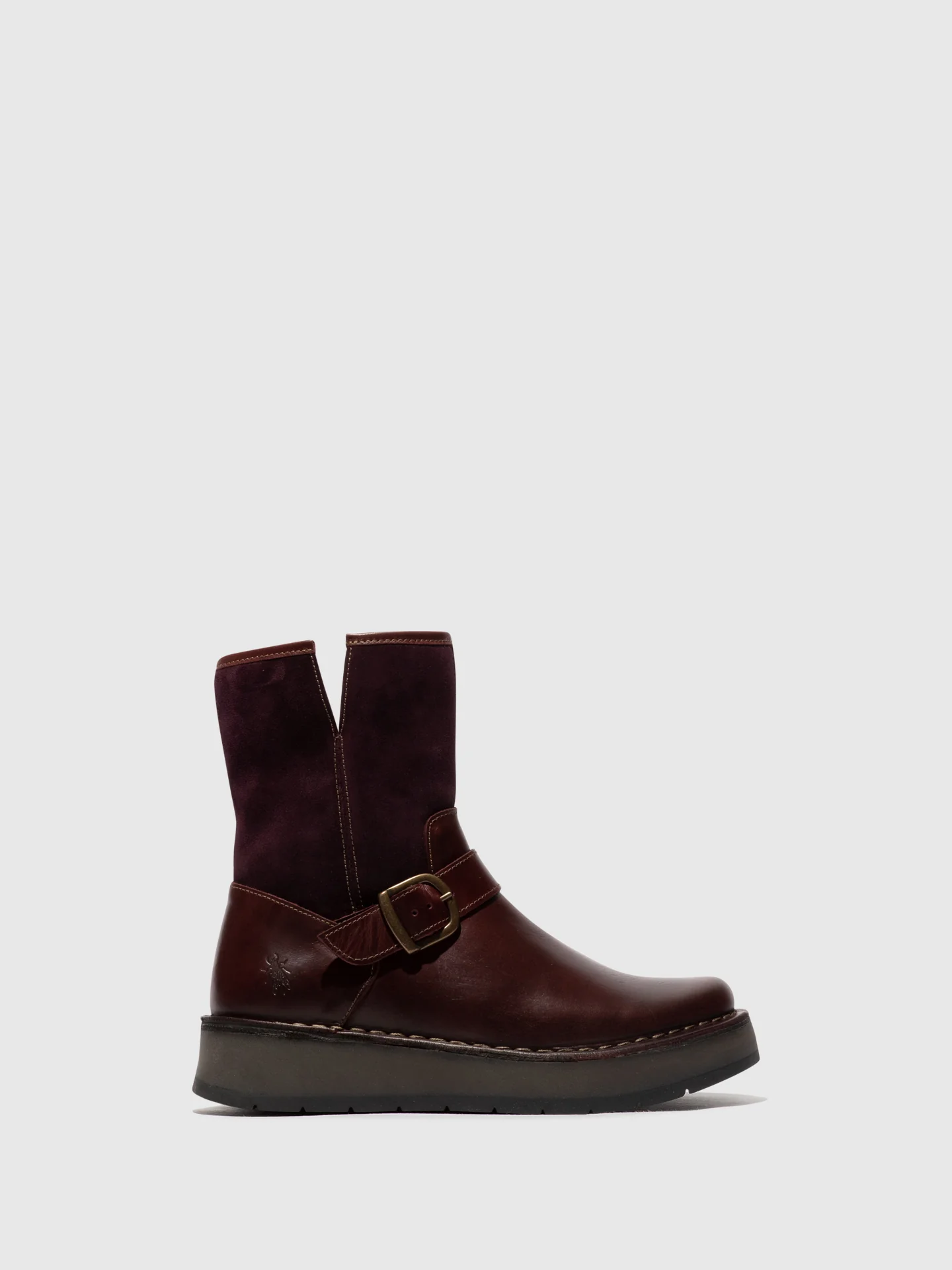 Buckle Ankle Boots RUTH101FLY PURPLE