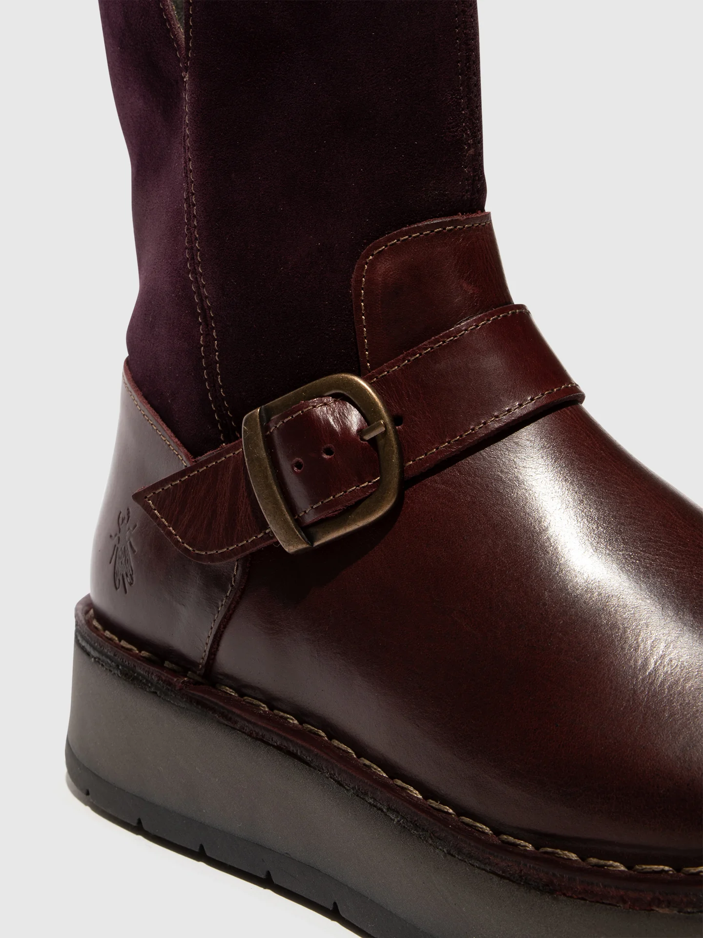 Buckle Ankle Boots RUTH101FLY PURPLE - Image 4
