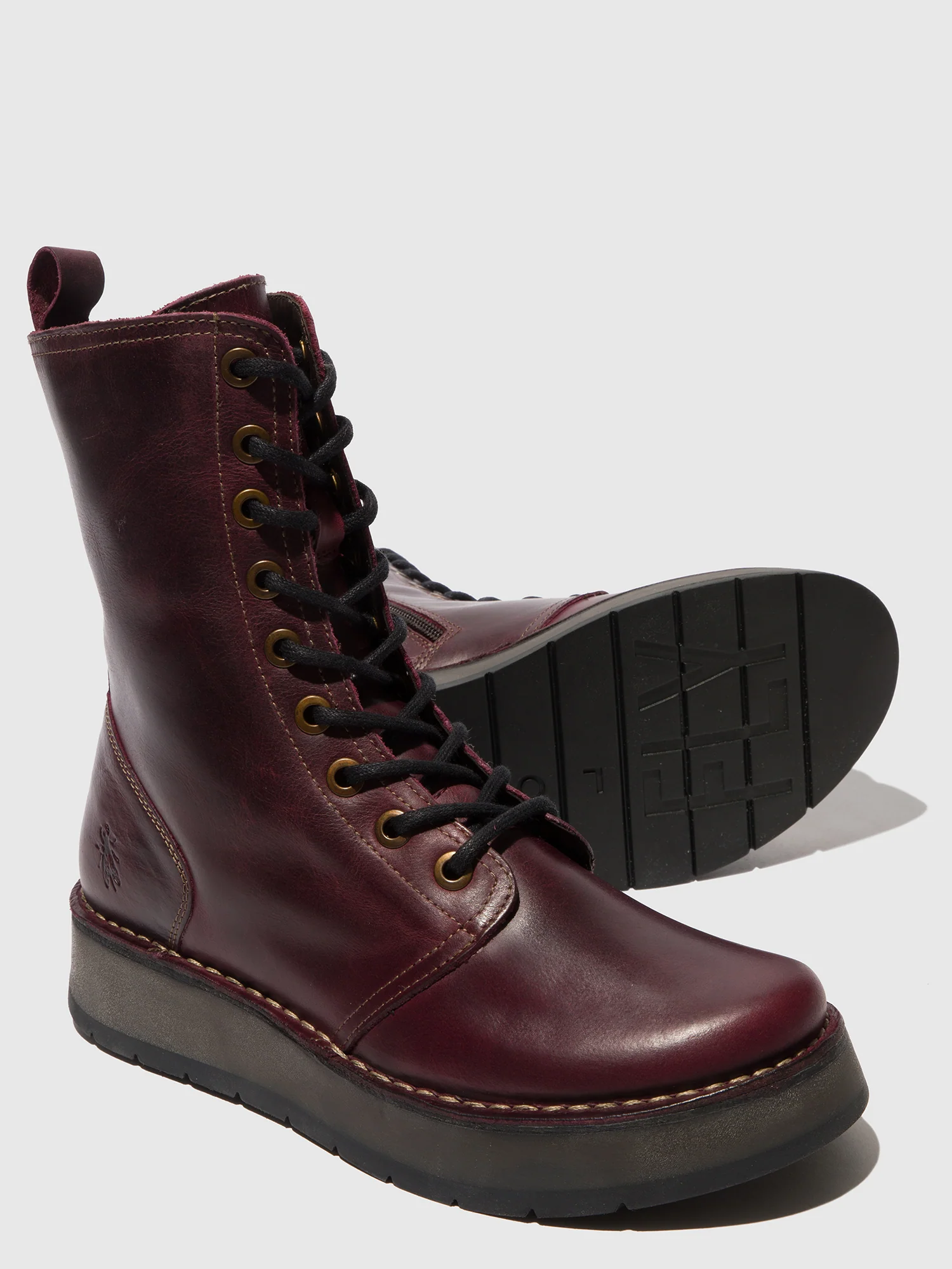 Lace-up Boots RAMI043FLY PURPLE - Image 4