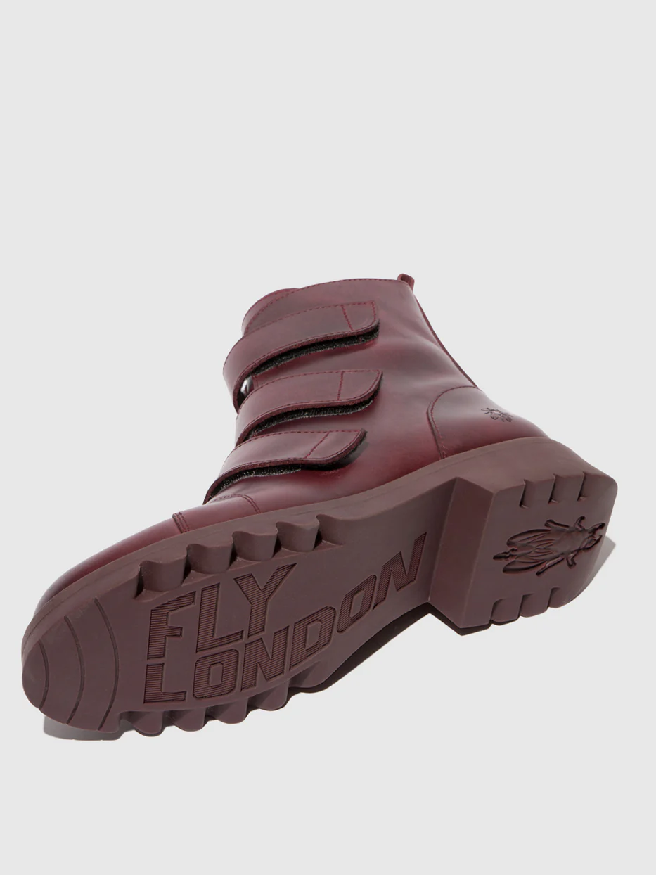 Velcro Ankle Boots RACH790FLY PURPLE (PURPLE SOLE) - Image 4