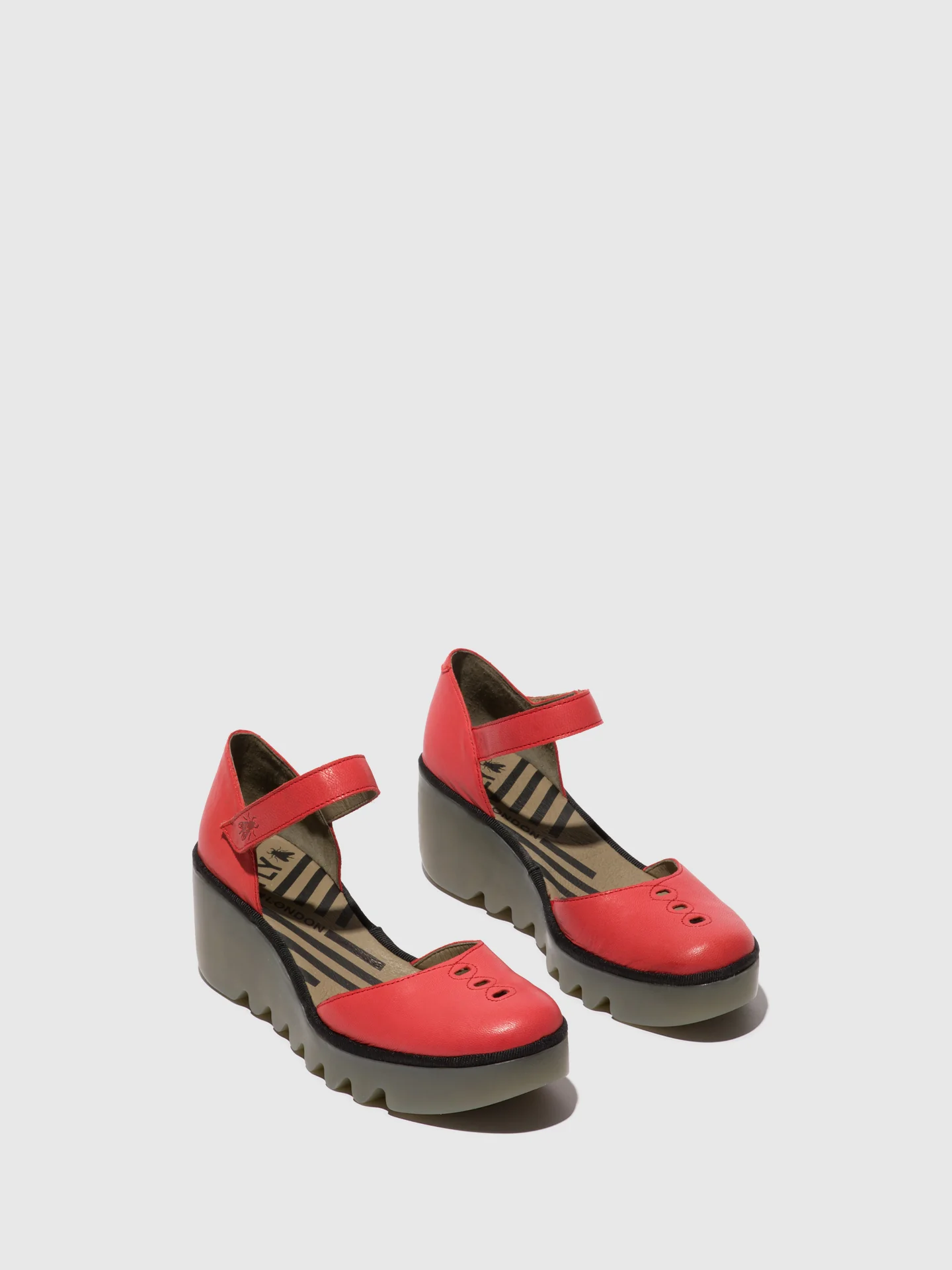 Ankle Strap Sandals BISO305FLY RASPBERRY - Image 2