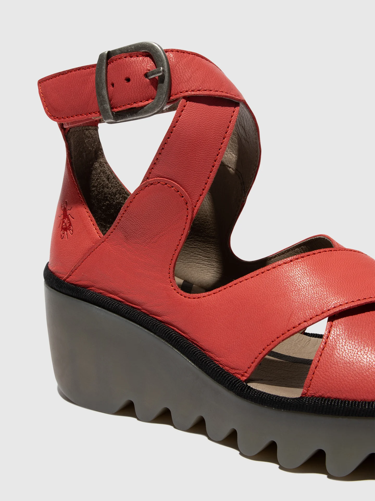 Buckle Sandals BYRE410FLY RASPBERRY - Image 4