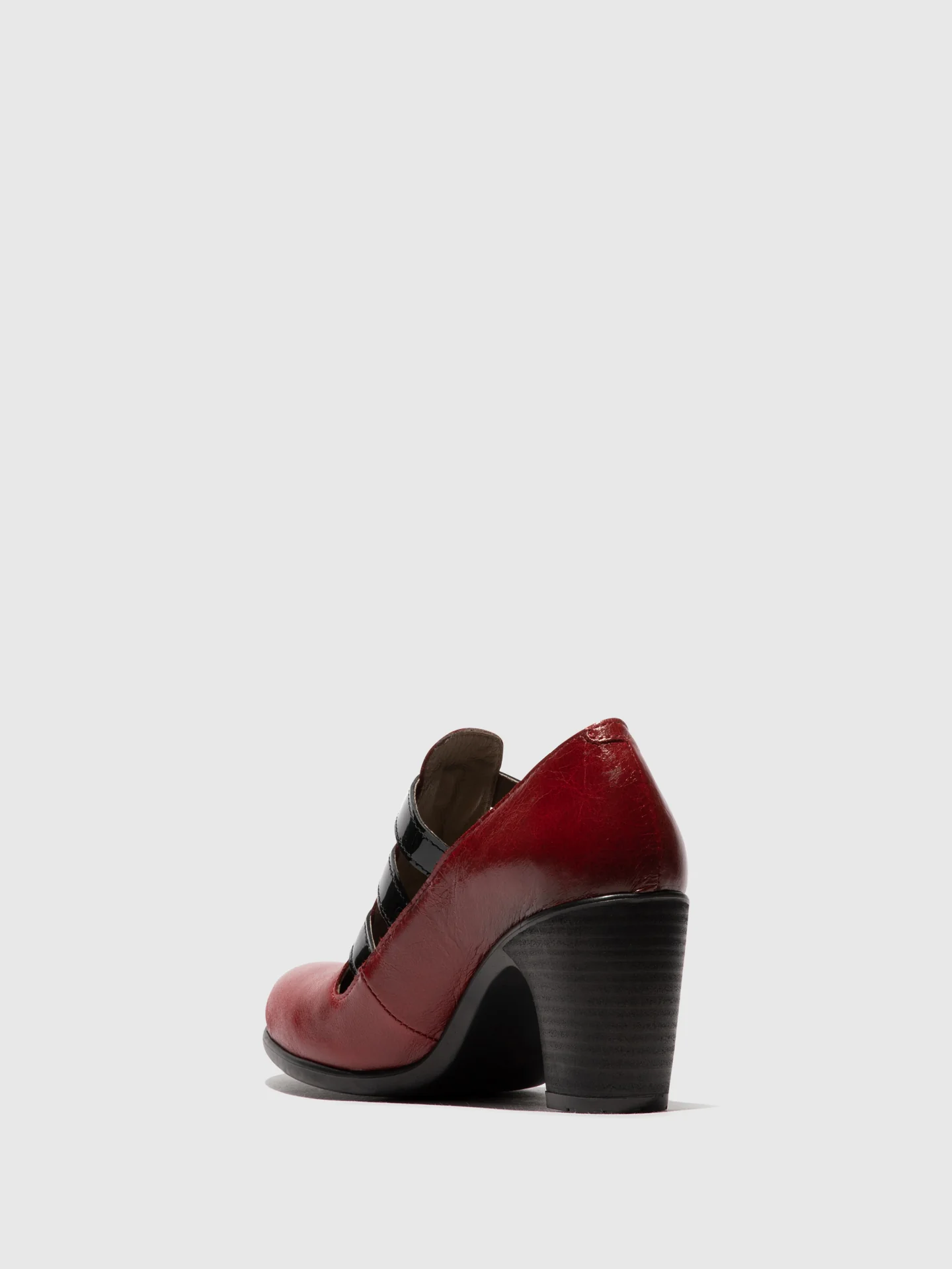 Buckle Shoes KACY011FLY RED/BLACK - Image 3