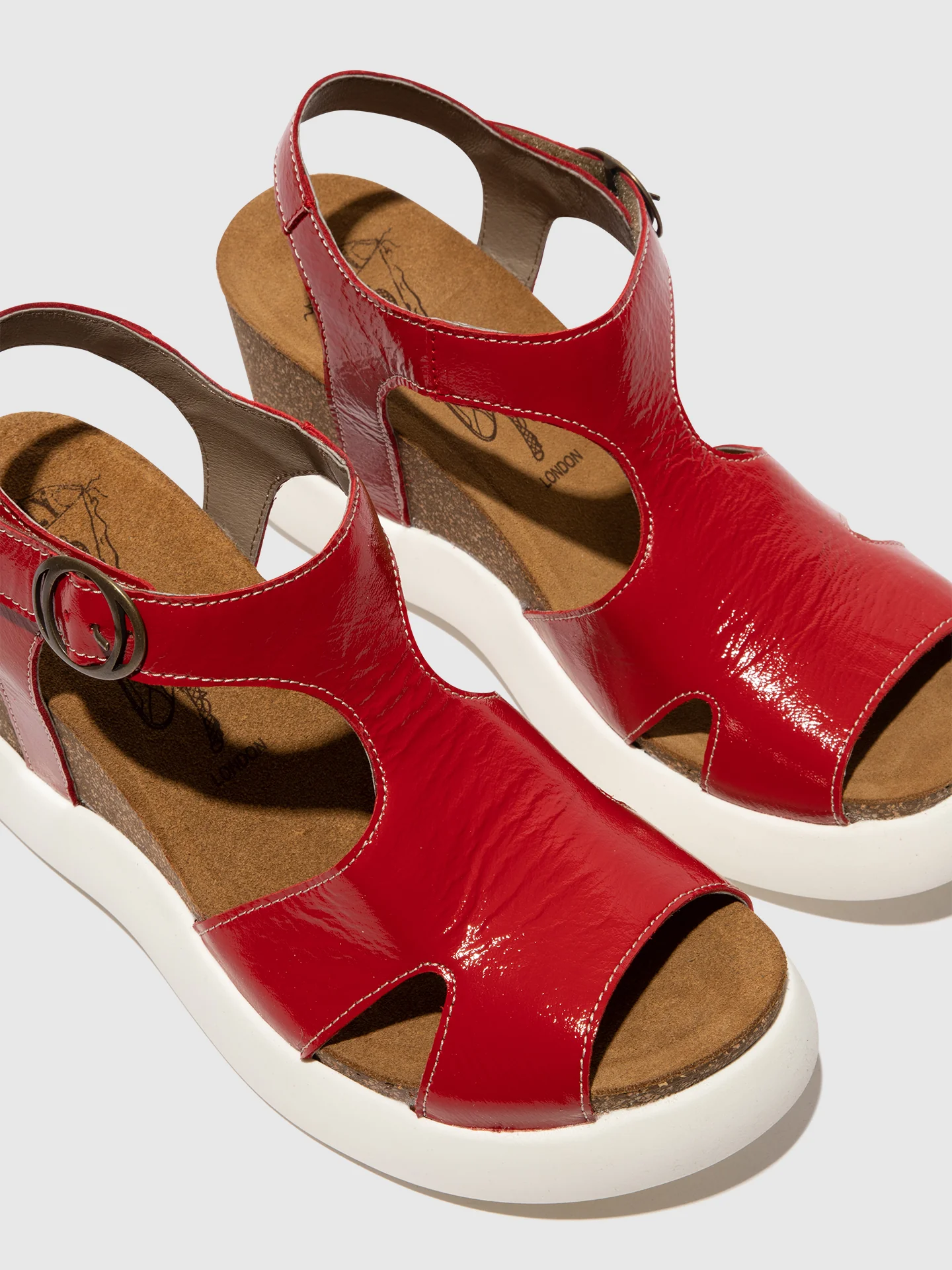 Buckle Sandals GOVA962FLY RED - Image 4