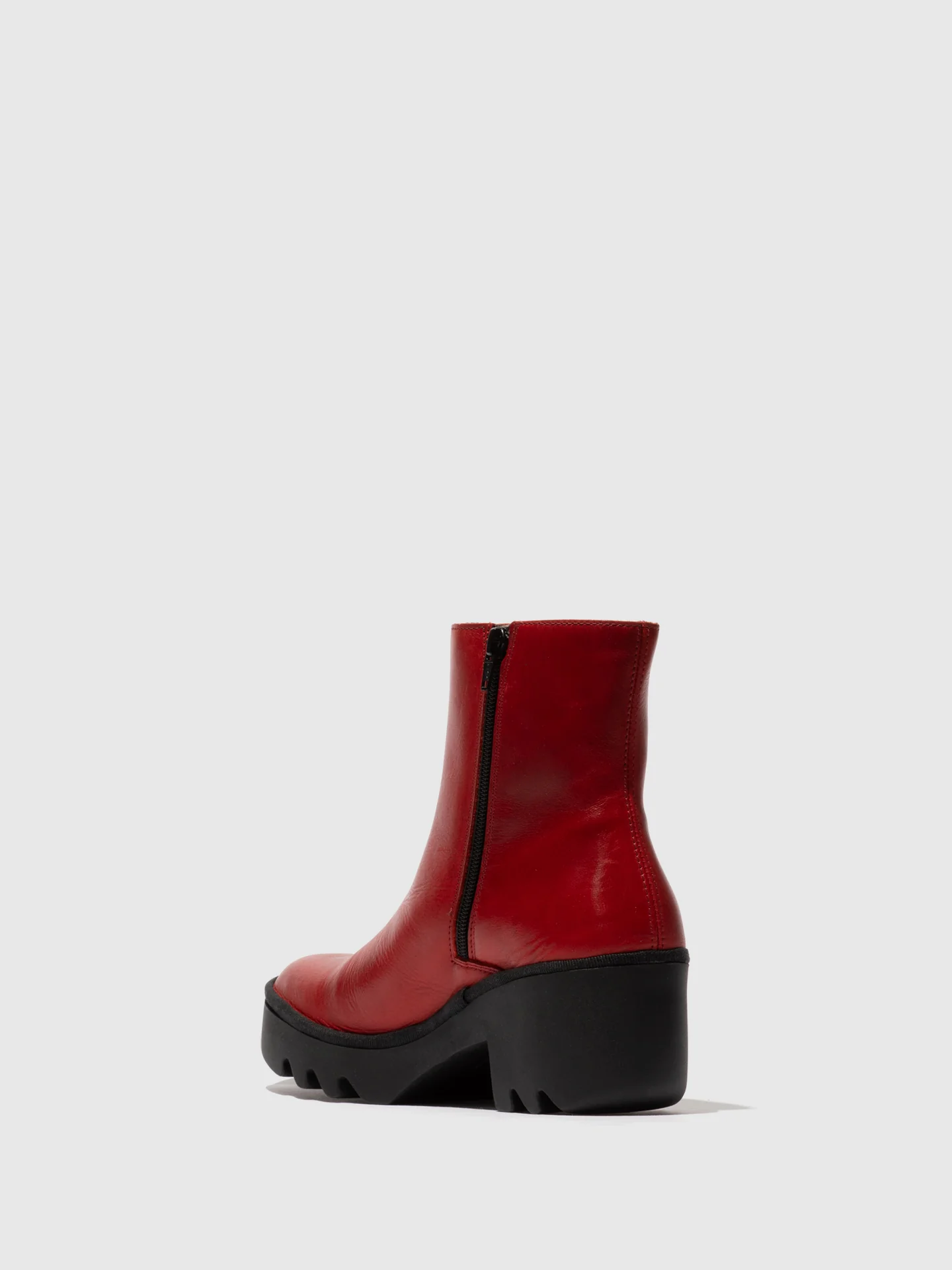Zip Up Ankle Boots TOOR513FLY RED - Image 3