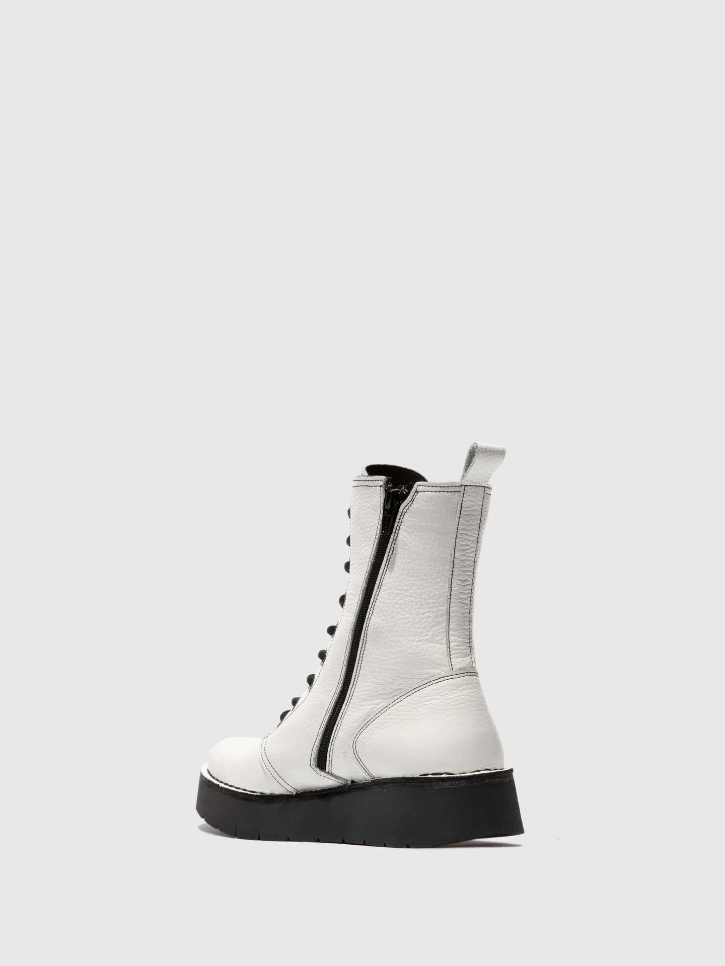 Lace-up Boots RAMI043FLY RIO WHITE(BLACK ST) - Image 3