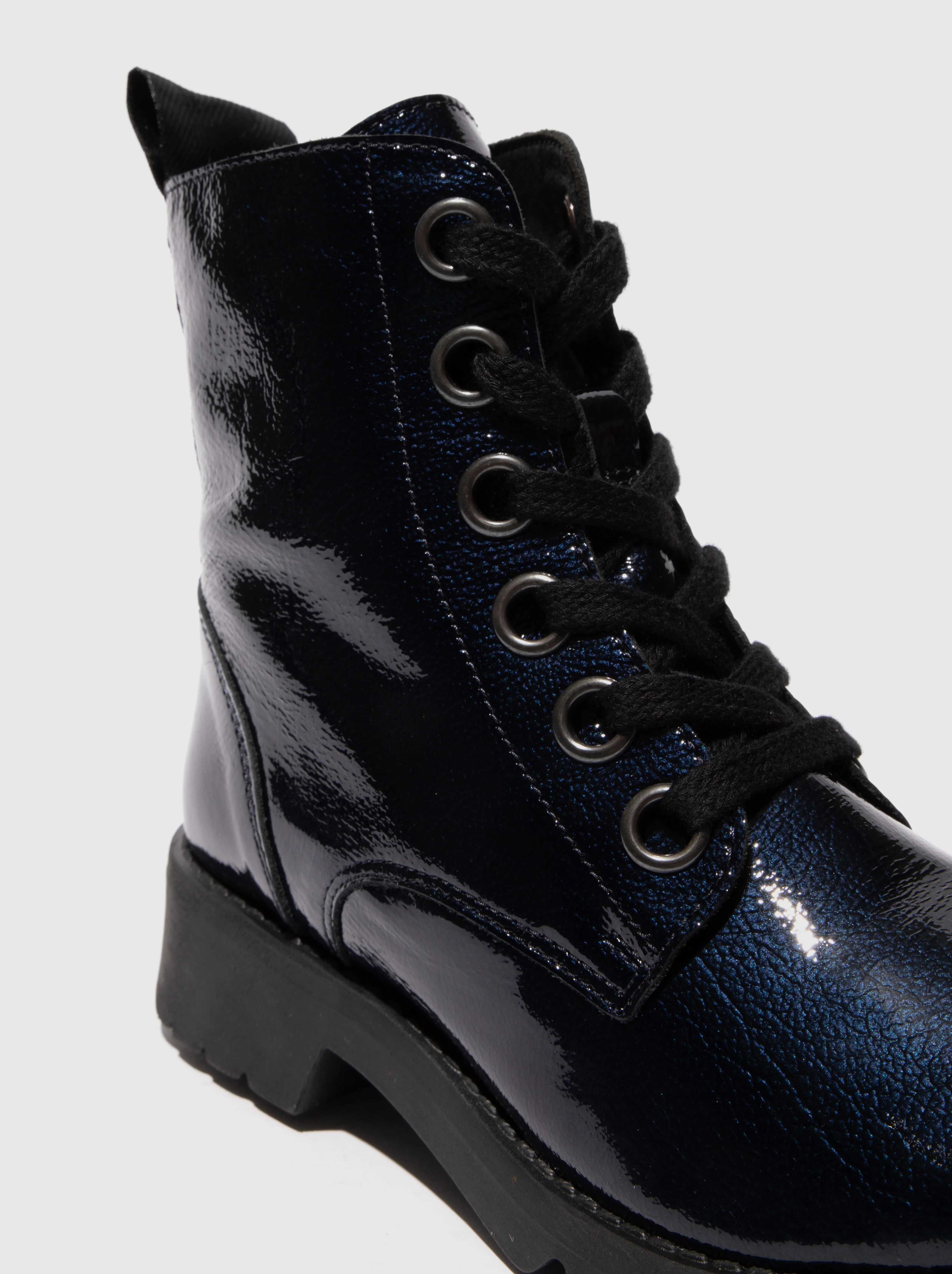 Lace-up Ankle Boots RAGI539FLY ROCK NAVY - Image 4