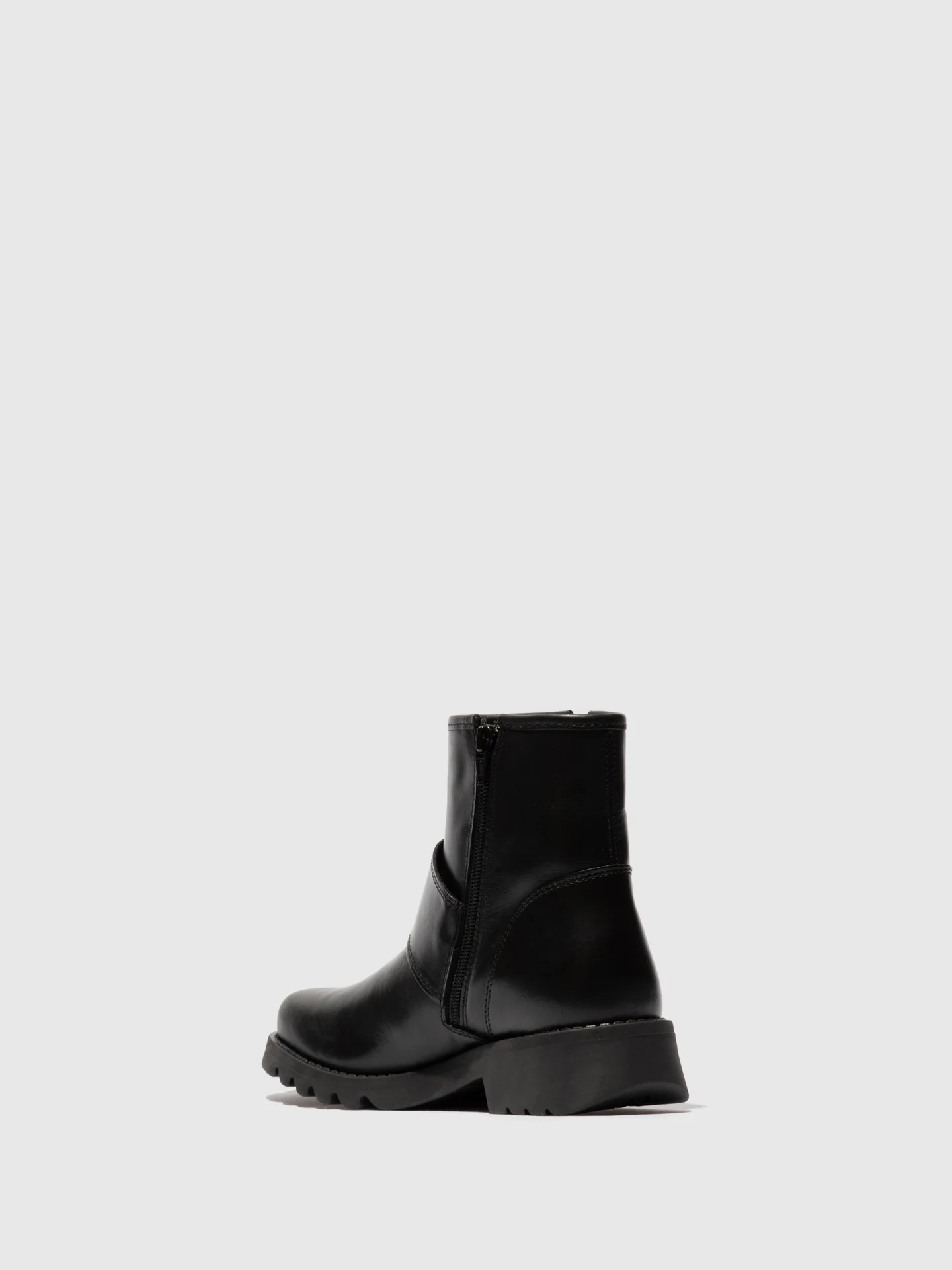 Buckle Ankle Boots RILY991FLY RUG BLACK - Image 3