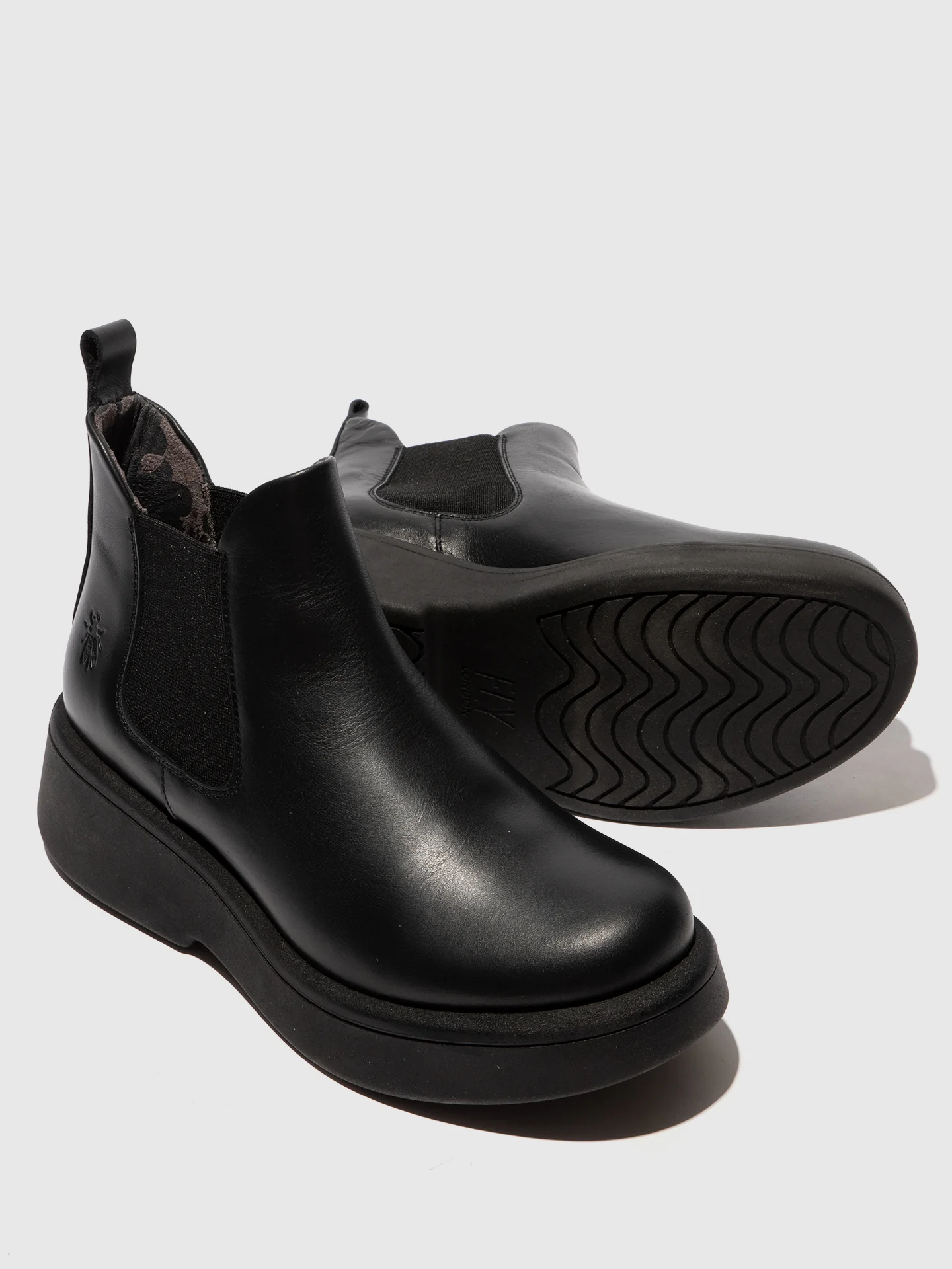 Chelsea Ankle Boots MULK159FLY RUG BLACK - Image 4