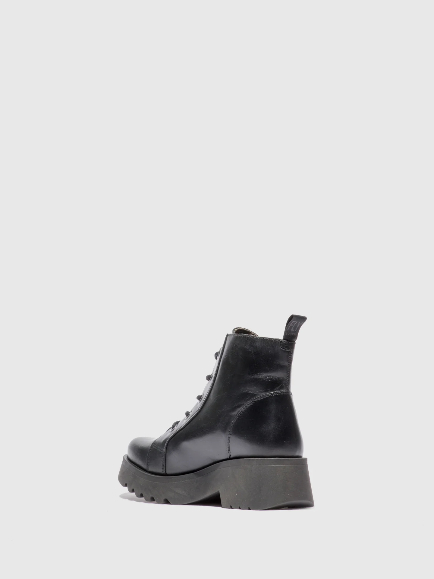 Lace-up Ankle Boots METZ788FLY RUG BLACK - Image 3