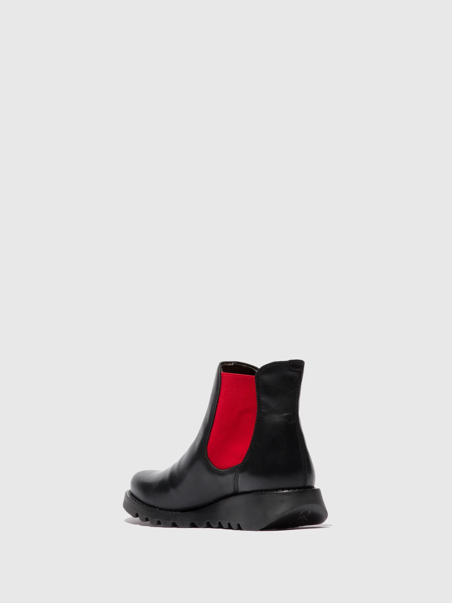Chelsea Ankle Boots SALV RUG BLACK (RED ELASTIC) - Image 3