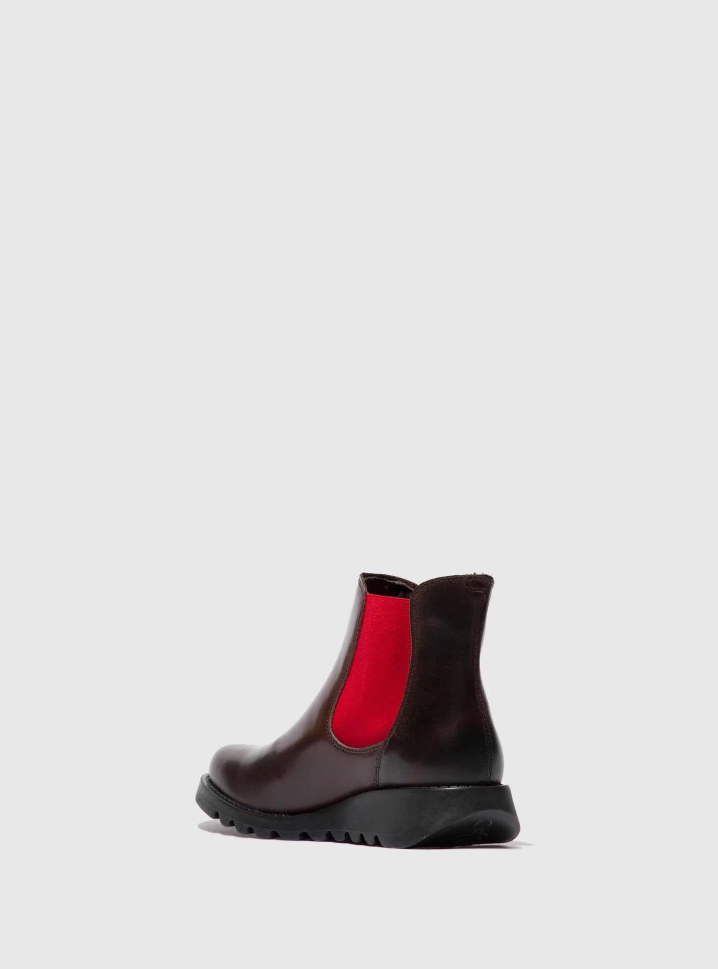 Chelsea Ankle Boots SALV RUG DK. BROWN (RED ELASTIC) - Image 3