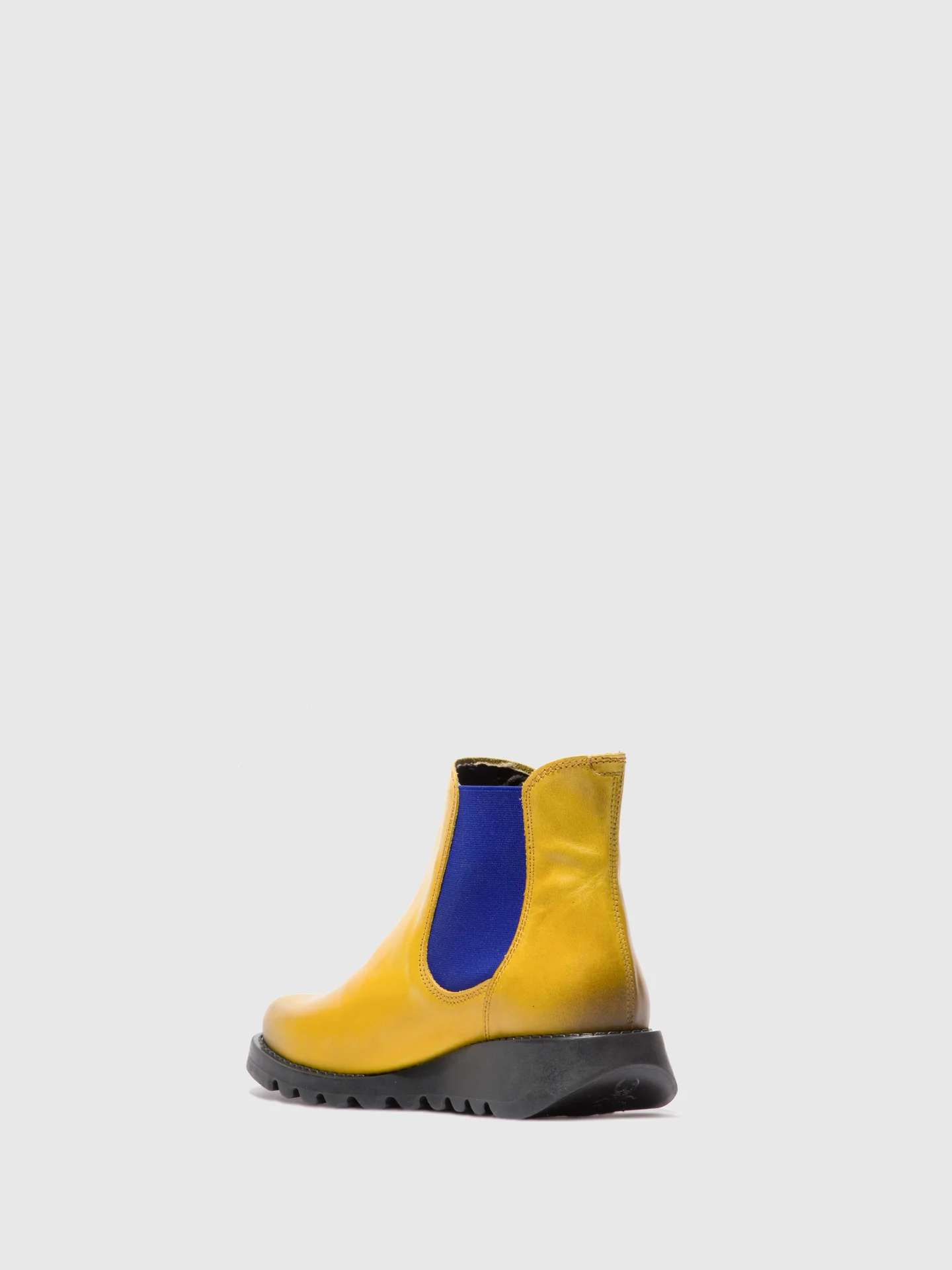 Chelsea Ankle Boots SALV RUG MUSTARD (BLUE ELASTIC) - Image 3