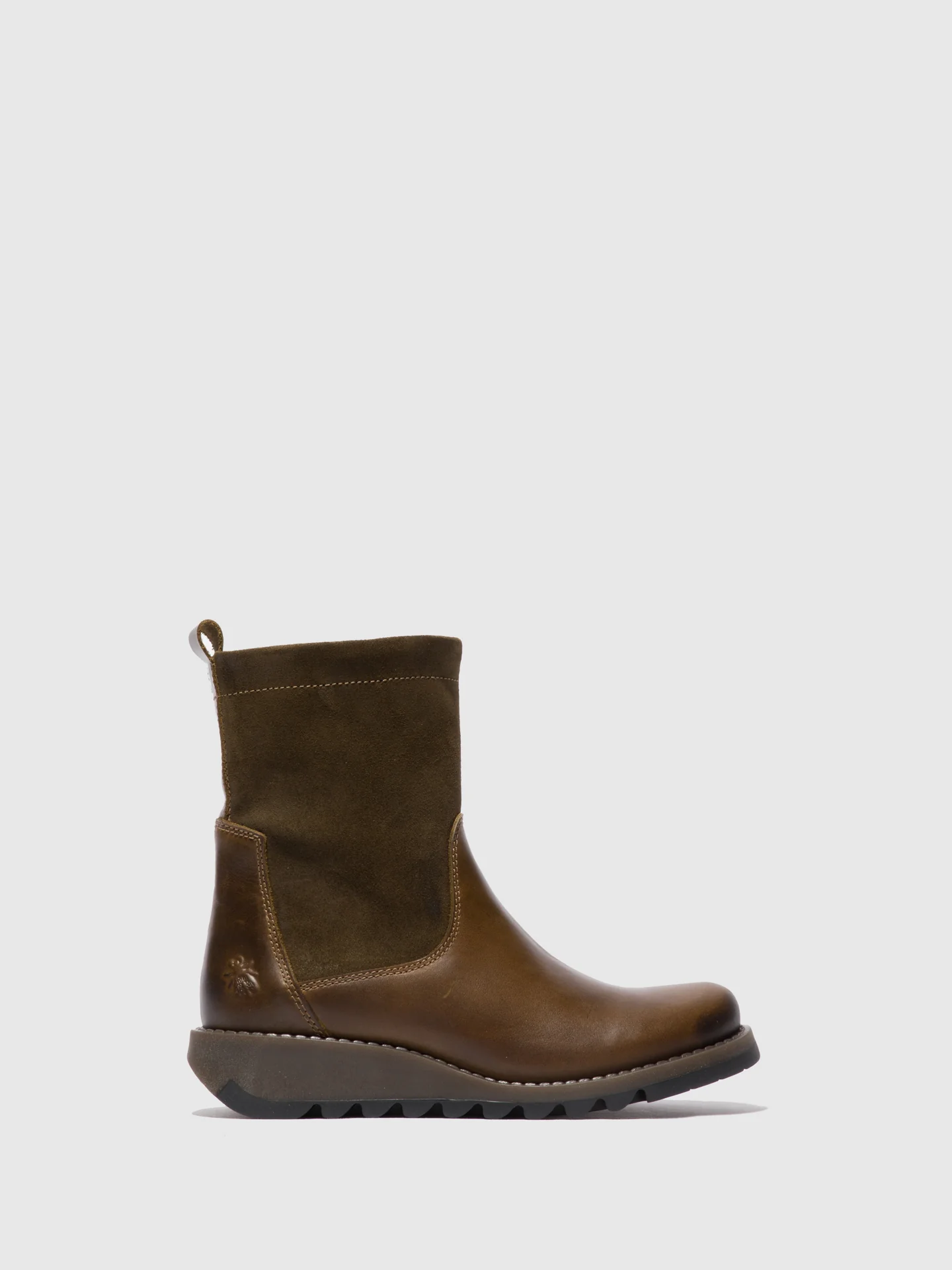 Zip Up Boots SAUK794FLY RUG/OILSUEDE OLIVE/SLUDGE