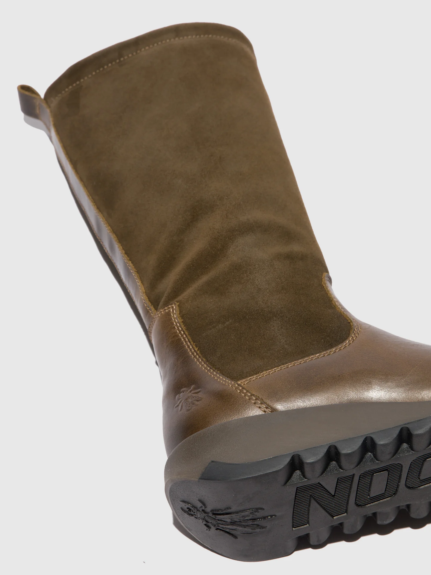 Zip Up Boots SEME828FLY RUG/OILSUEDE OLIVE/SLUDGE - Image 4