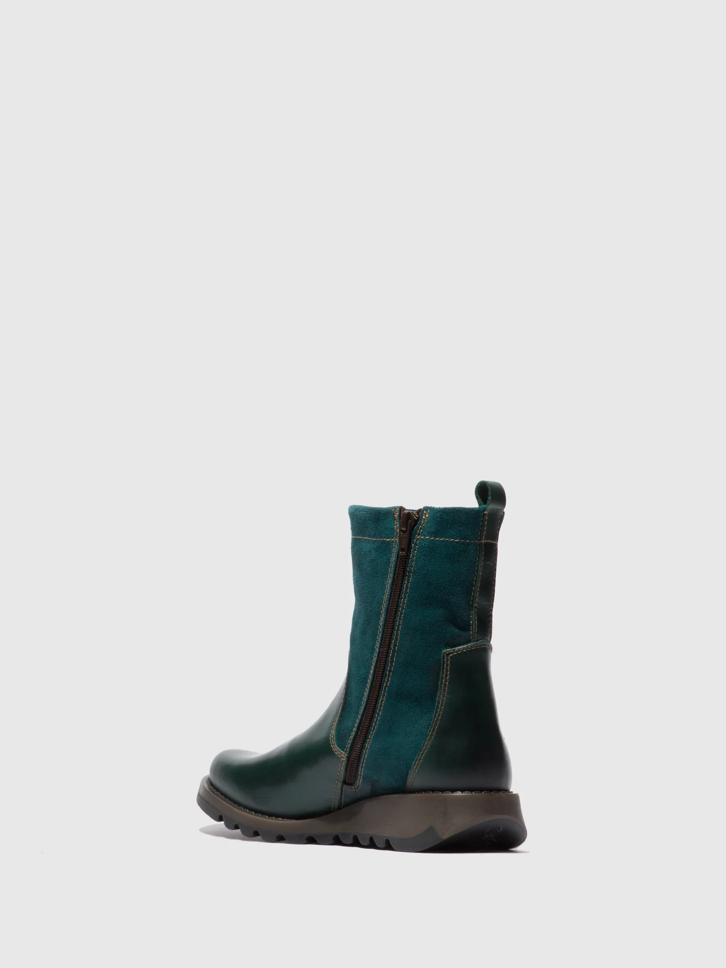 Zip Up Boots SAUK794FLY RUG/OILSUEDE PETROL - Image 3