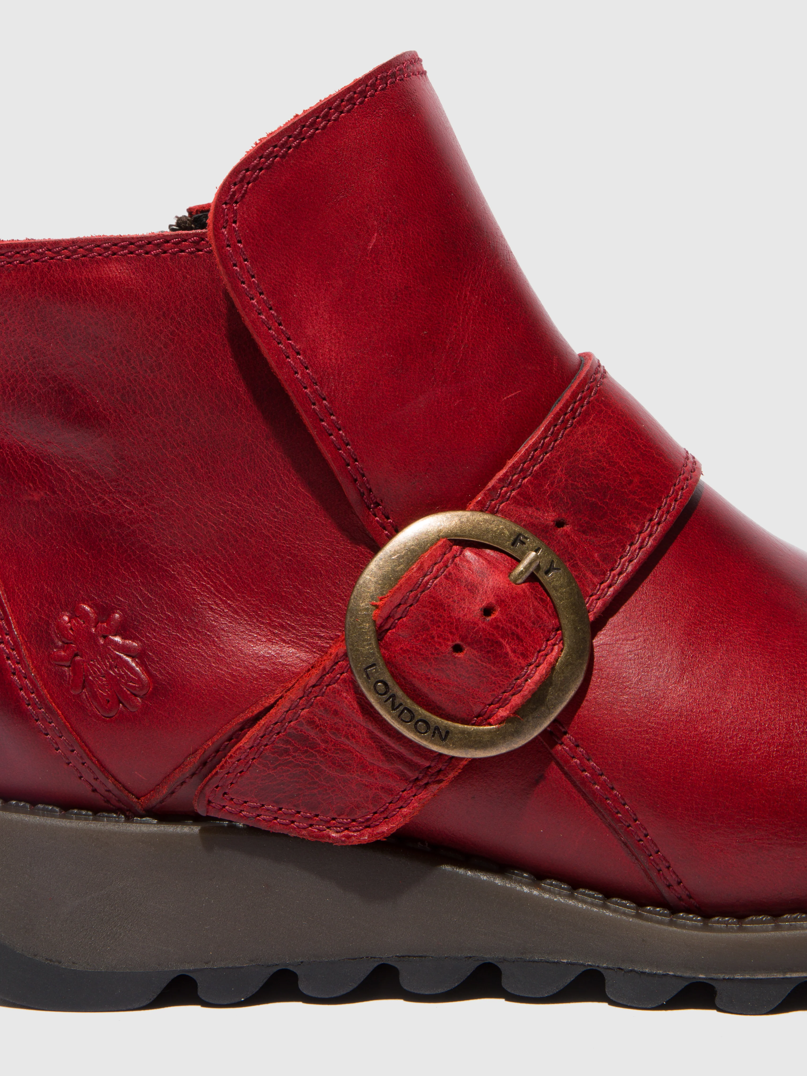 Buckle Boots SIAS812FLY RUG RED - Image 4