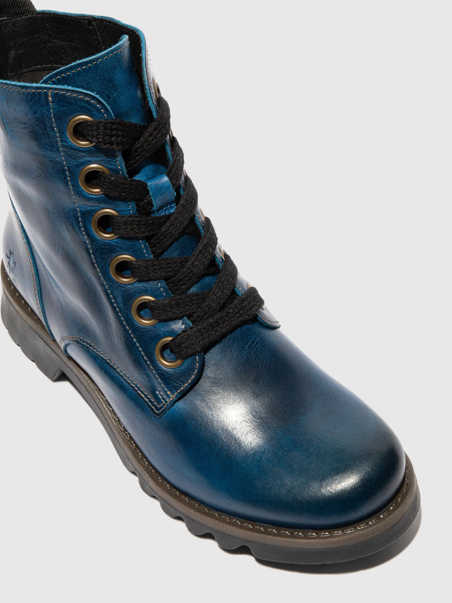 Lace-up Ankle Boots RAGI539FLY RUG ROYAL BLUE - Image 4