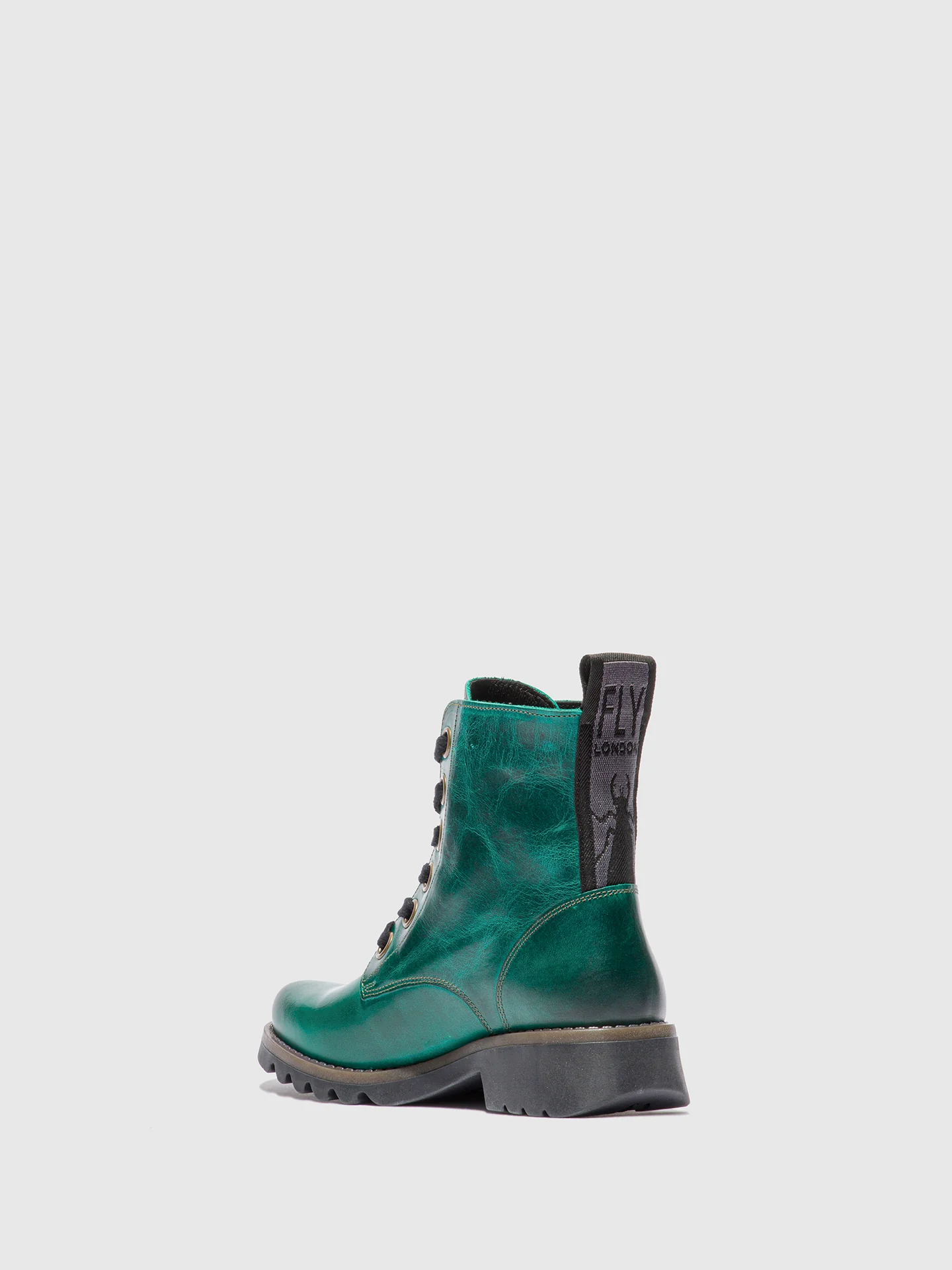 Lace-up Ankle Boots RAGI539FLY RUG SHAMROCK GREEN - Image 3