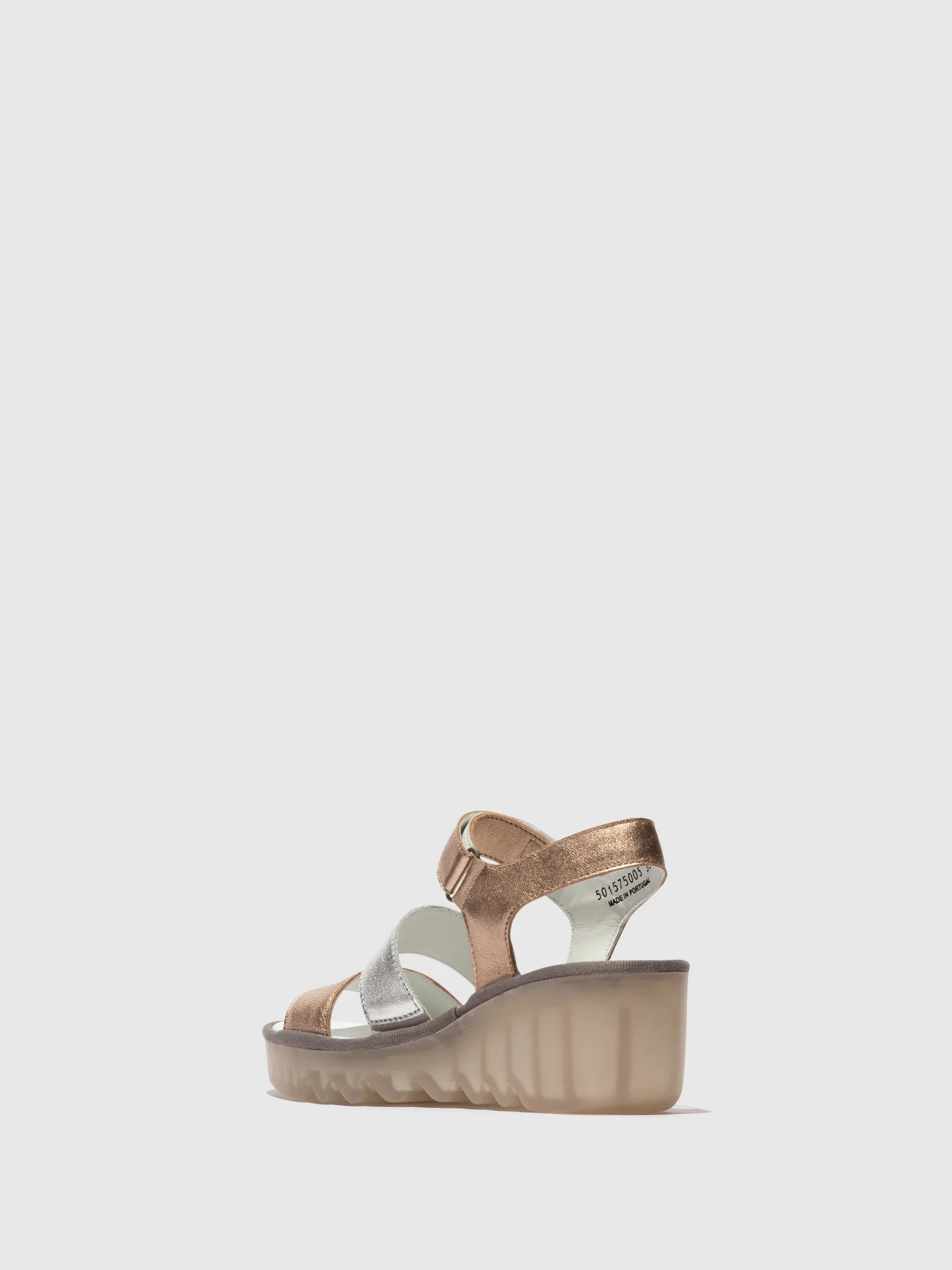 Sling-Back Sandals BEXY575FLY SAHARA/SILVER/SAHARA - Image 3